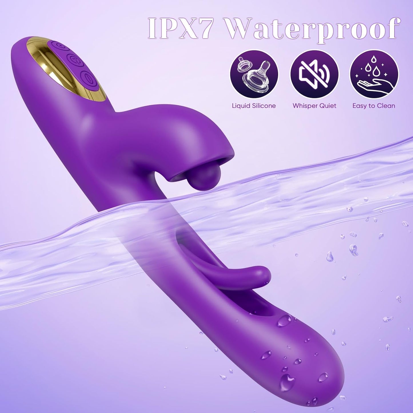 PurpleGlory 3 - in - 1 Flapping Vibrator - Vixen | Nova Network