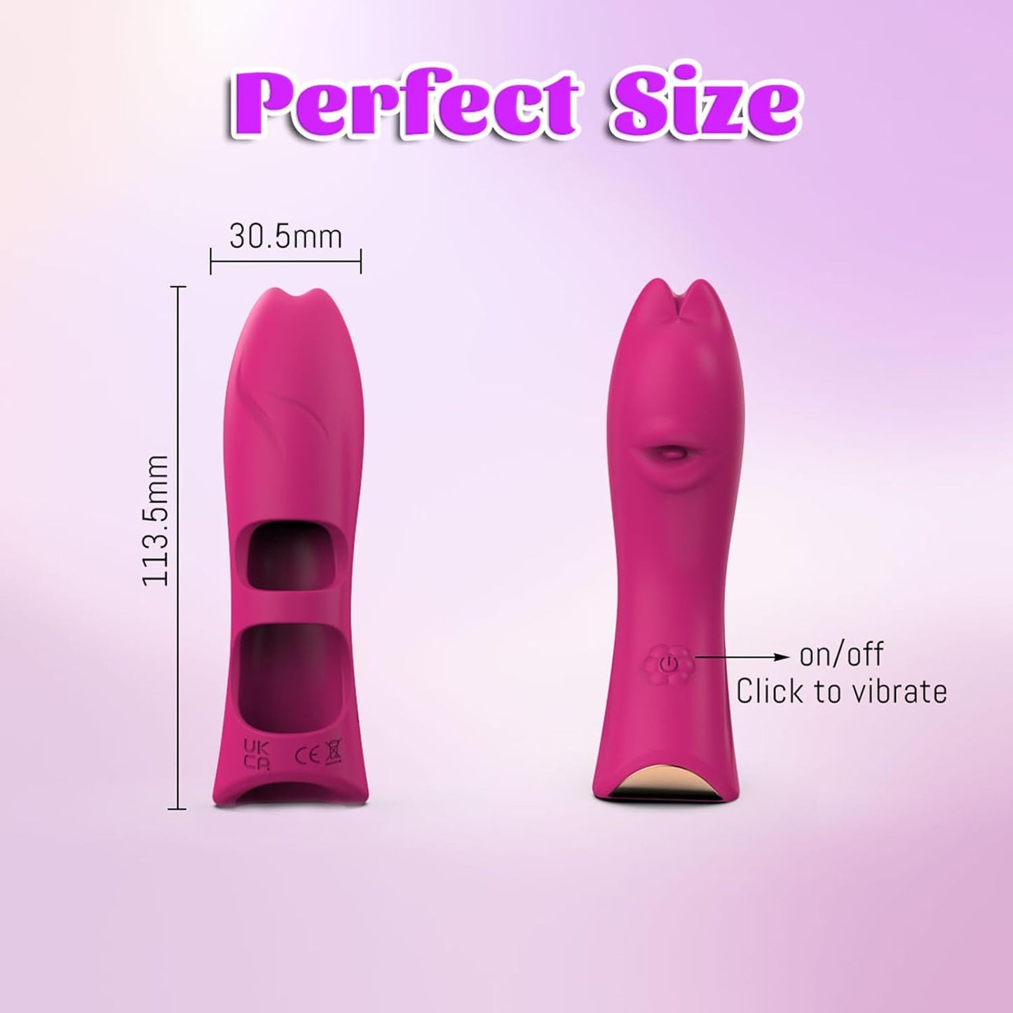 PurrPulse Cat Ears Finger Vibrator - Vixen | Nova Network