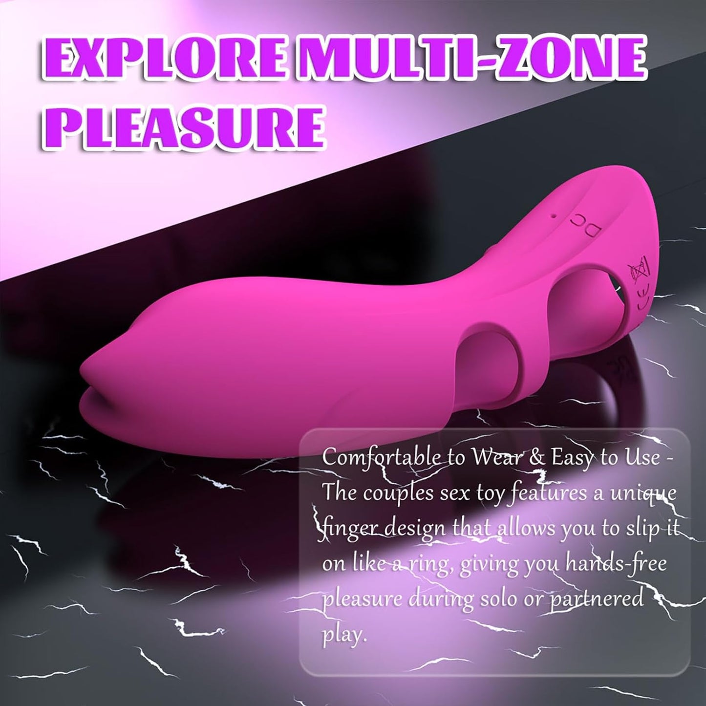PurrPulse Cat Ears Finger Vibrator - Vixen | Nova Network