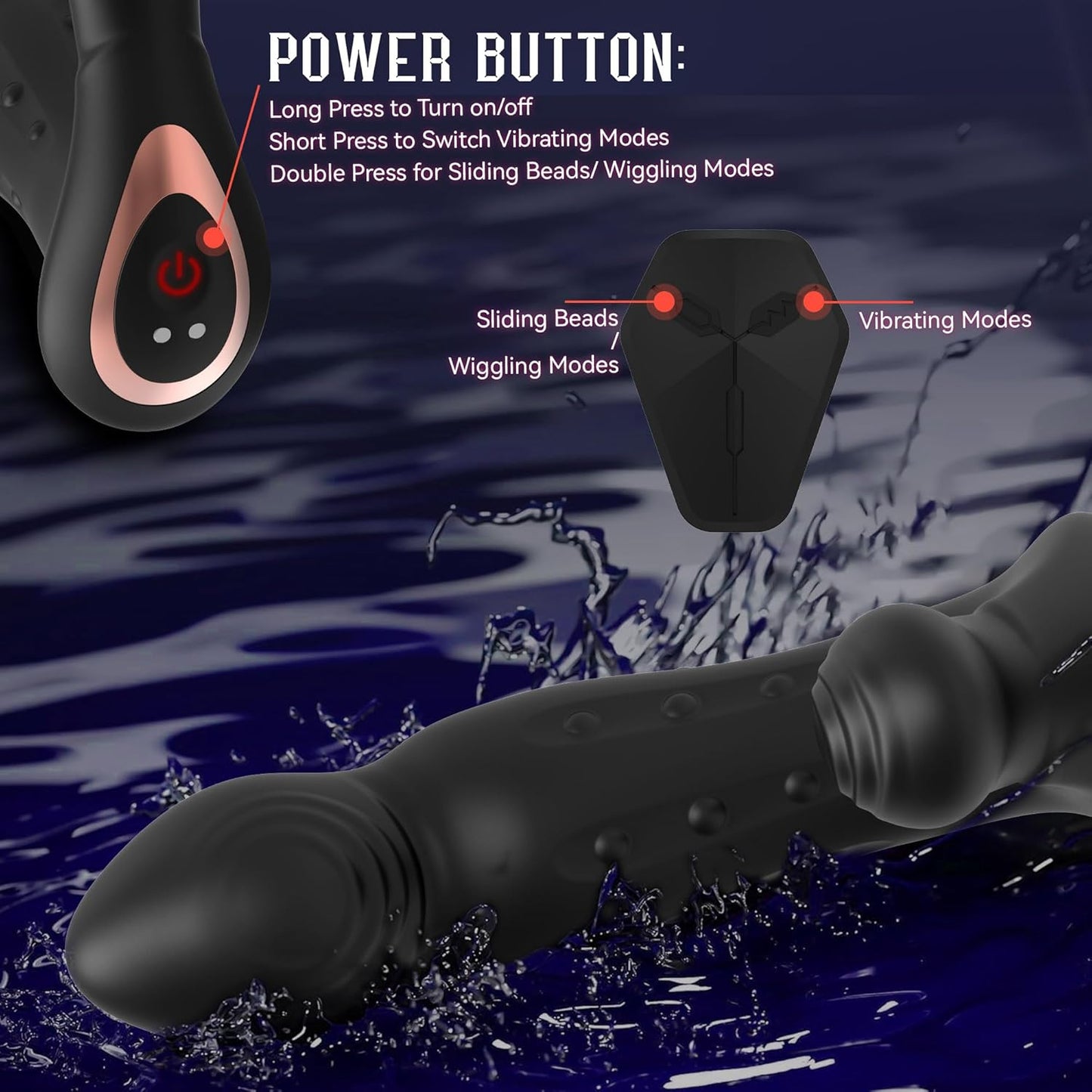 QuadWave Prostate Stimulator - Vixen | Nova Network