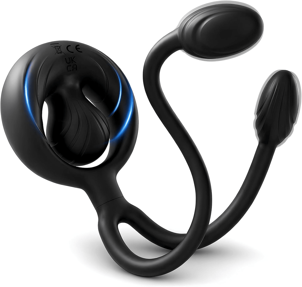 QuadZone Vibrating Cock Ring & Anal Plug – Dual Bullet, 10 Modes - Vixen Adult Playroom