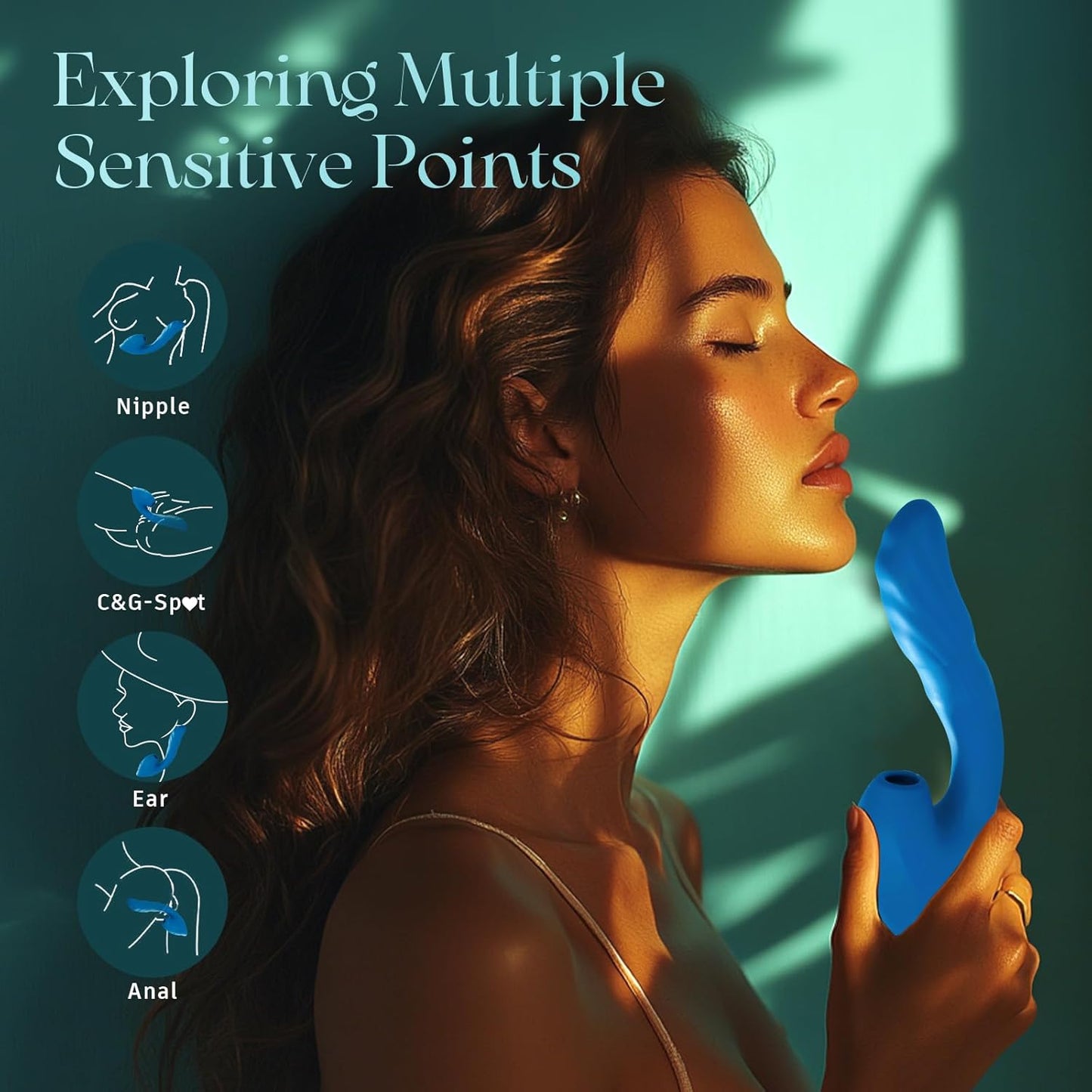 QueenPulse 3 - in - 1 Sucking & Thrusting Vibrator - Vixen | Nova Network