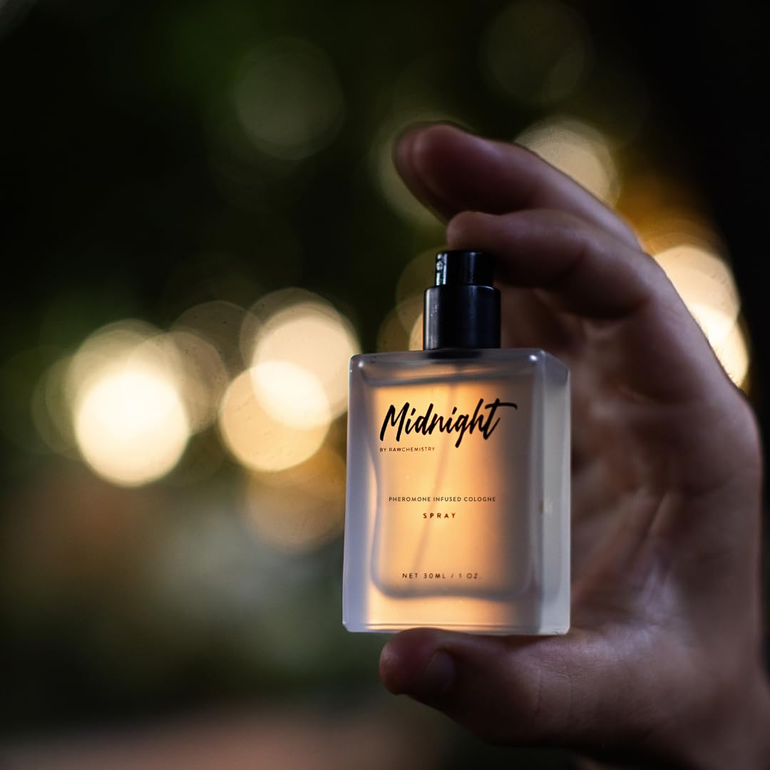 RawChemistry Midnight Pheromone Infused Cologne for Men – Infused with Pheromones – Midnight Cologne for Men – Mens Fragrance with Feromonas – Perfume con Feromonas para Hombre - Vixen | Nova Network
