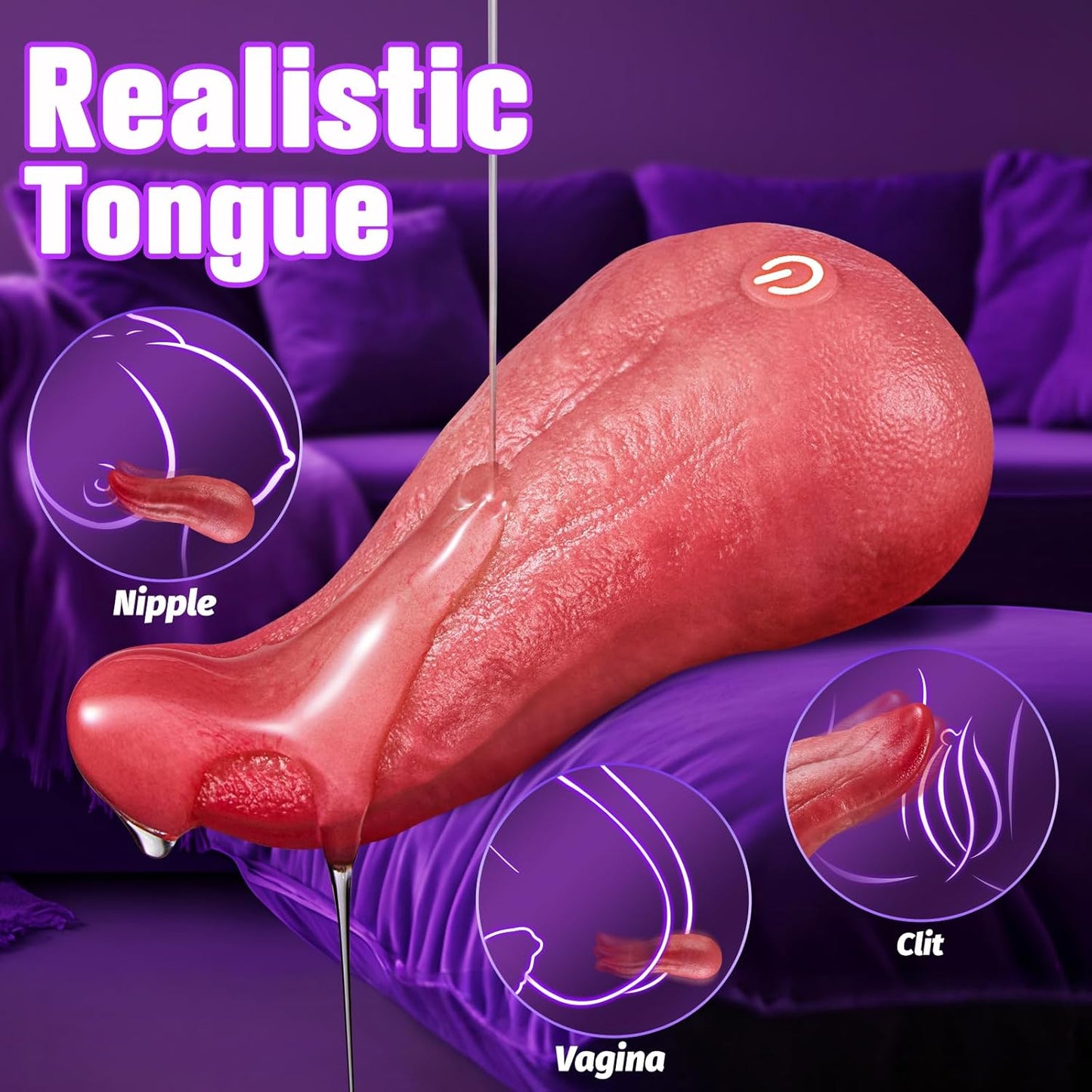 RealTongue 9 - Mode G - Spot Vibrator - Vixen | Nova Network