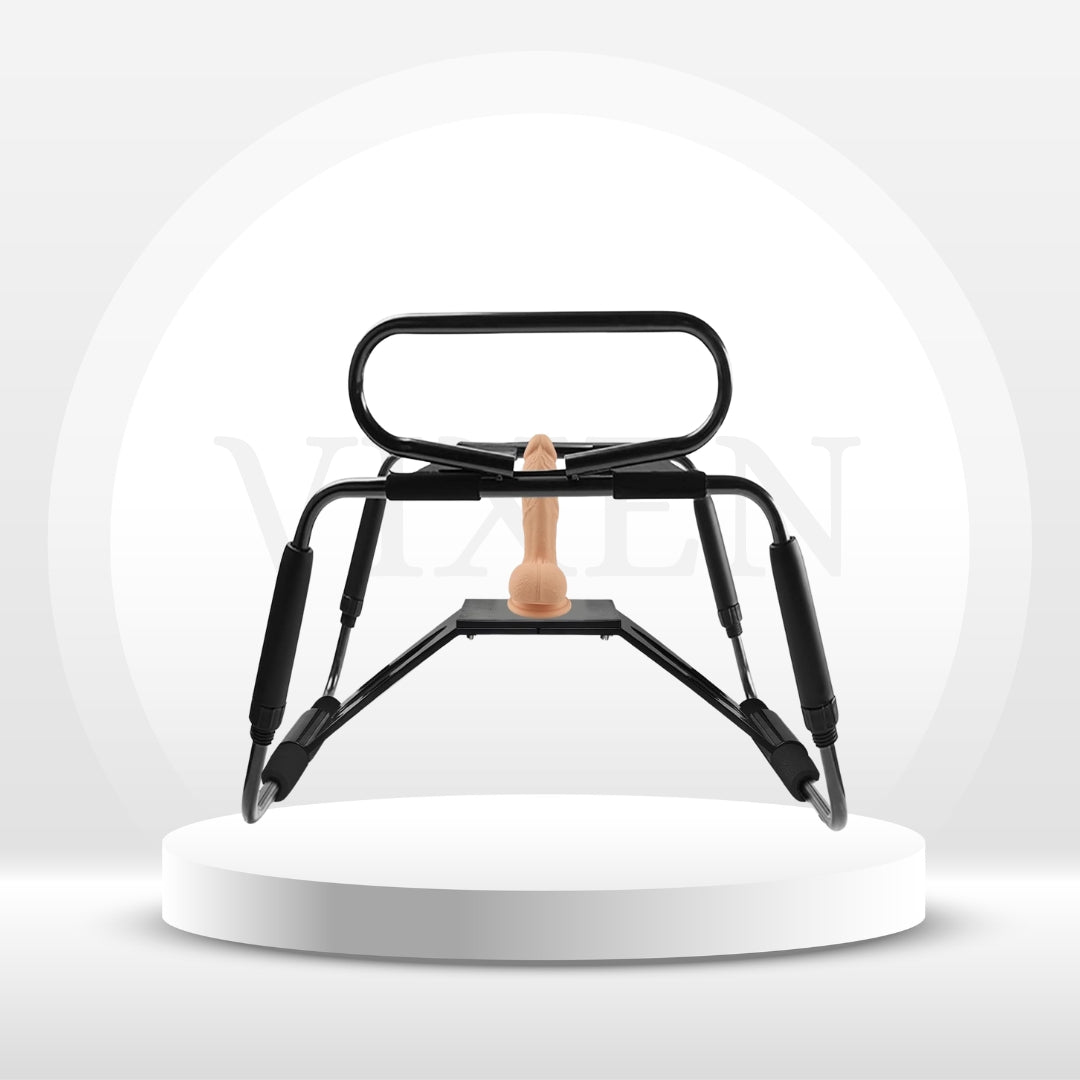 RhythmRise Adjustable Sex Chair with Dildo Mount Vixen | Nova Network RhythmRise Adjustable Sex Chair with Dildo Mount Vixen | Nova Network