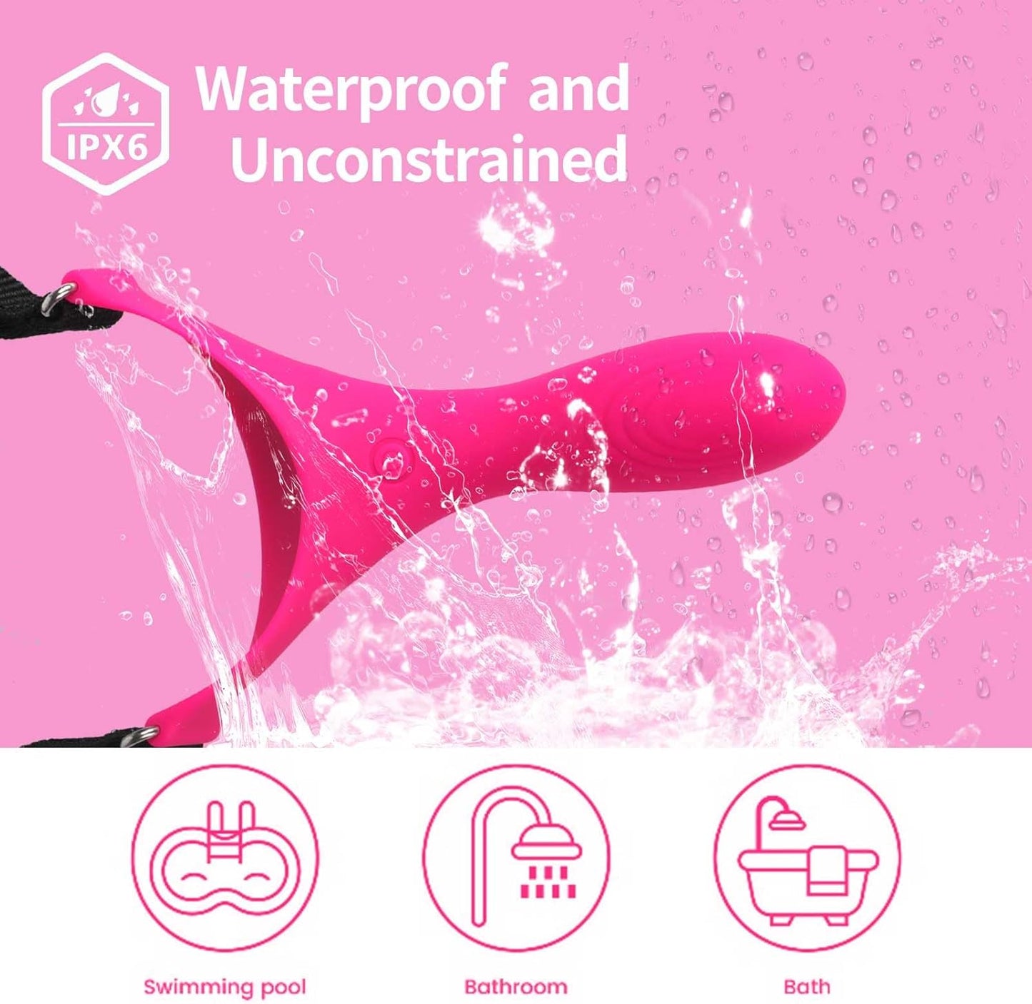 RideControl Head - Mounted Strap - On Vibrator - Vixen | Nova Network