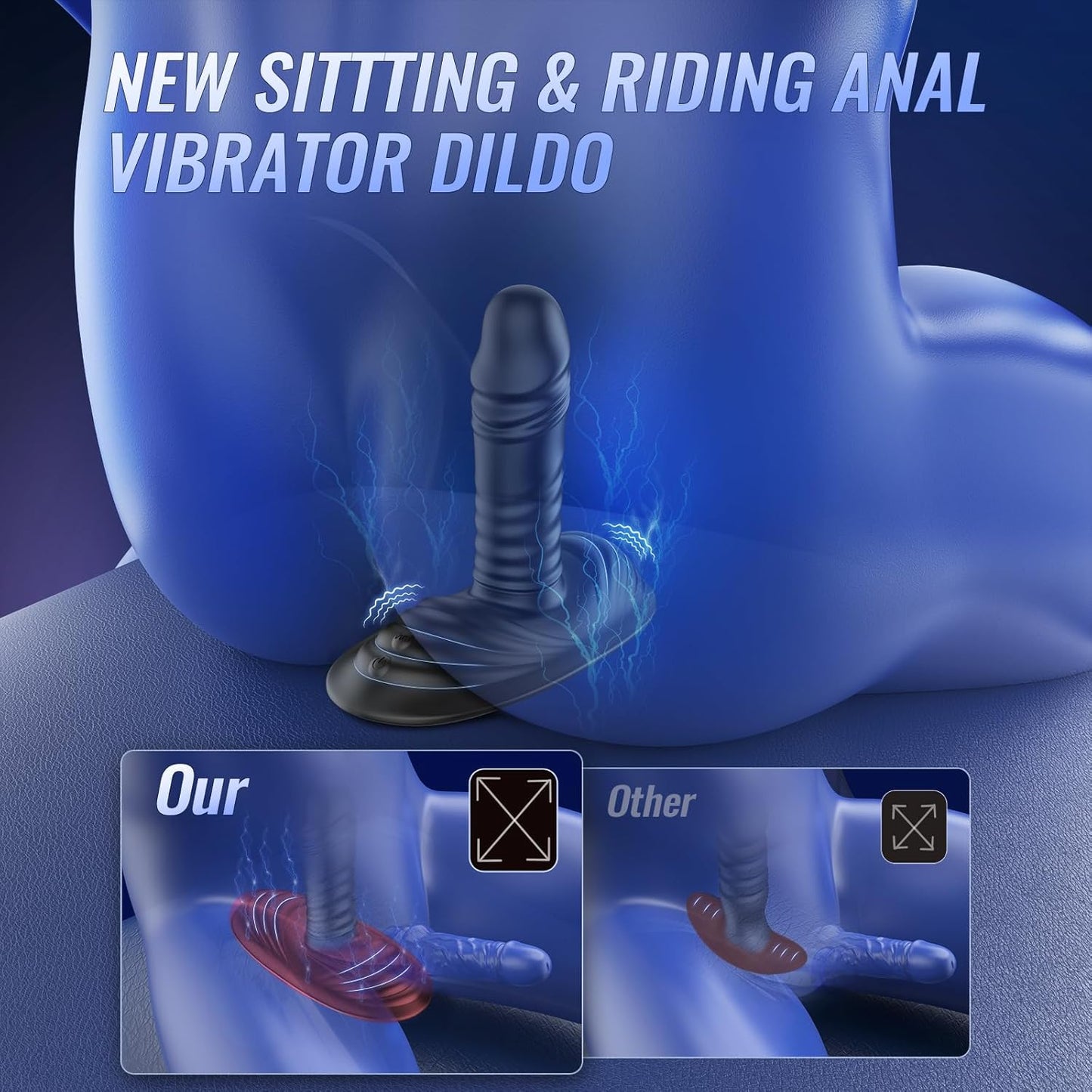 RiderMax 7 - in - 1 Thrusting Anal Prostate Toy - Vixen | Nova Network