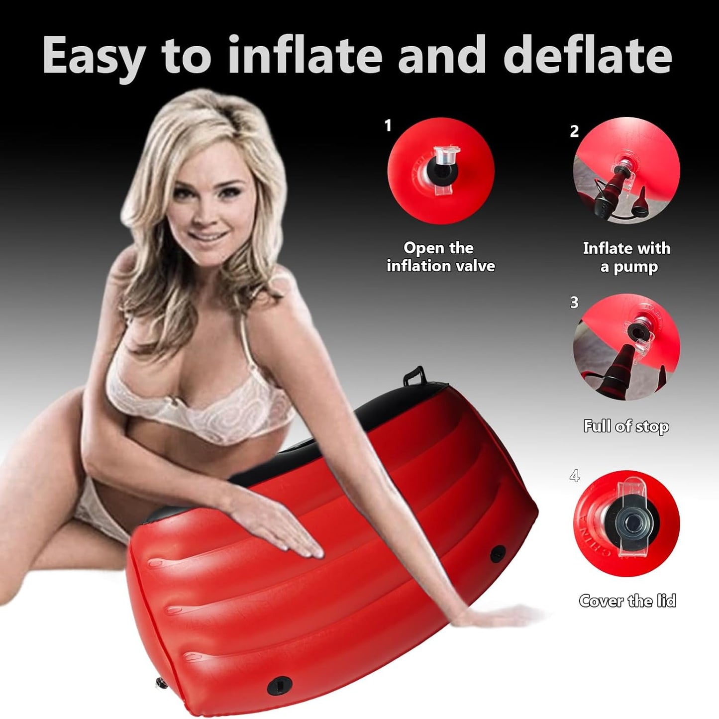 RiderX Inflatable Sex Chair with Dildo Mount - Vixen | Nova Network