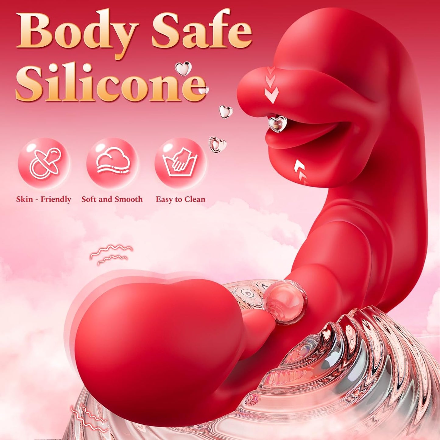 RoseBite 4 - in - 1 App Licking Vibrator - Vixen | Nova Network