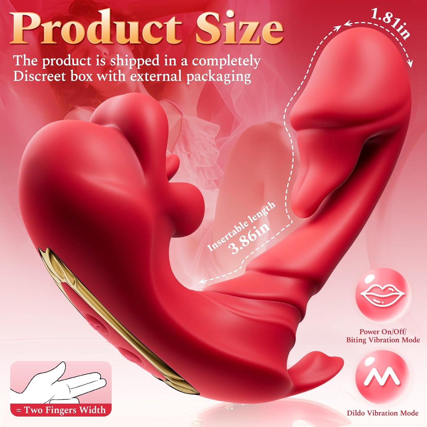 RoseBite 4 - in - 1 App Licking Vibrator - Vixen | Nova Network