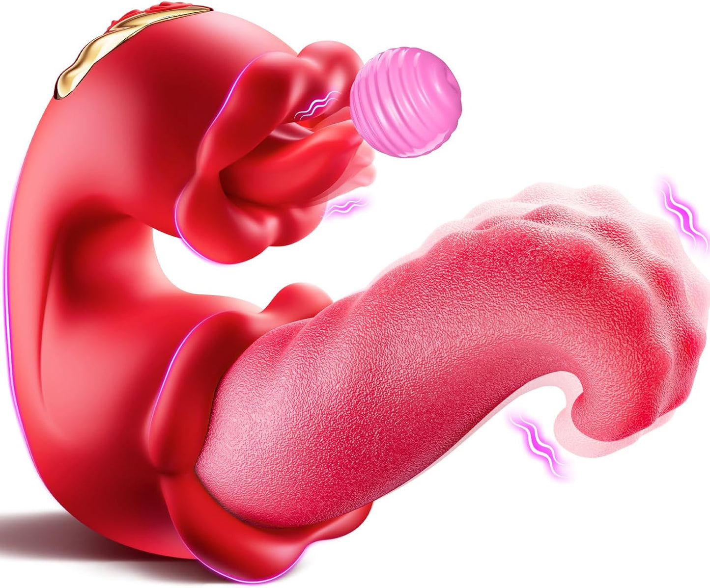 RoseBliss 4 - in - 1 Tongue G - Spot Vibrator - Vixen | Nova Network