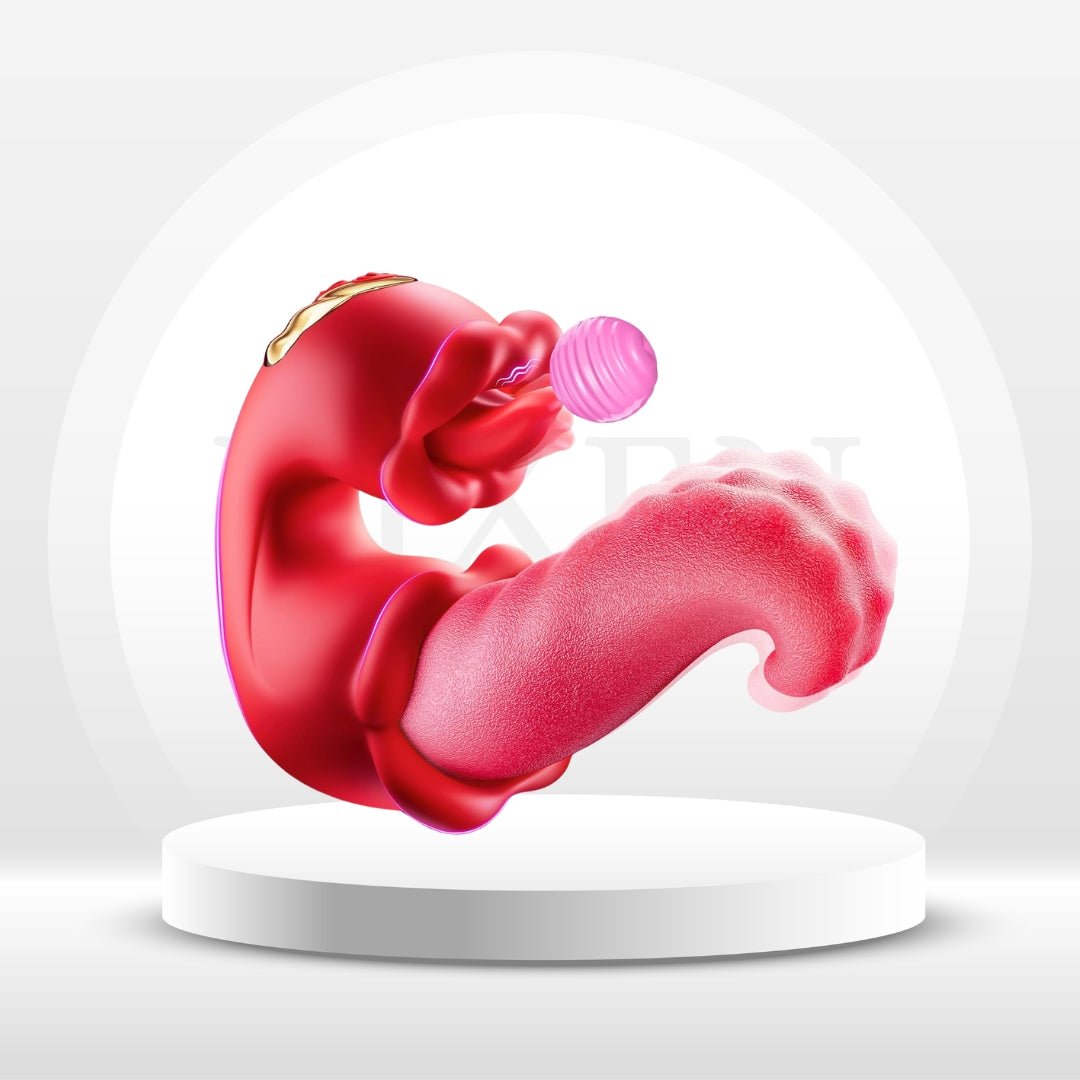 RoseBliss 4 - in - 1 Tongue G - Spot Vibrator - Vixen | Nova Network