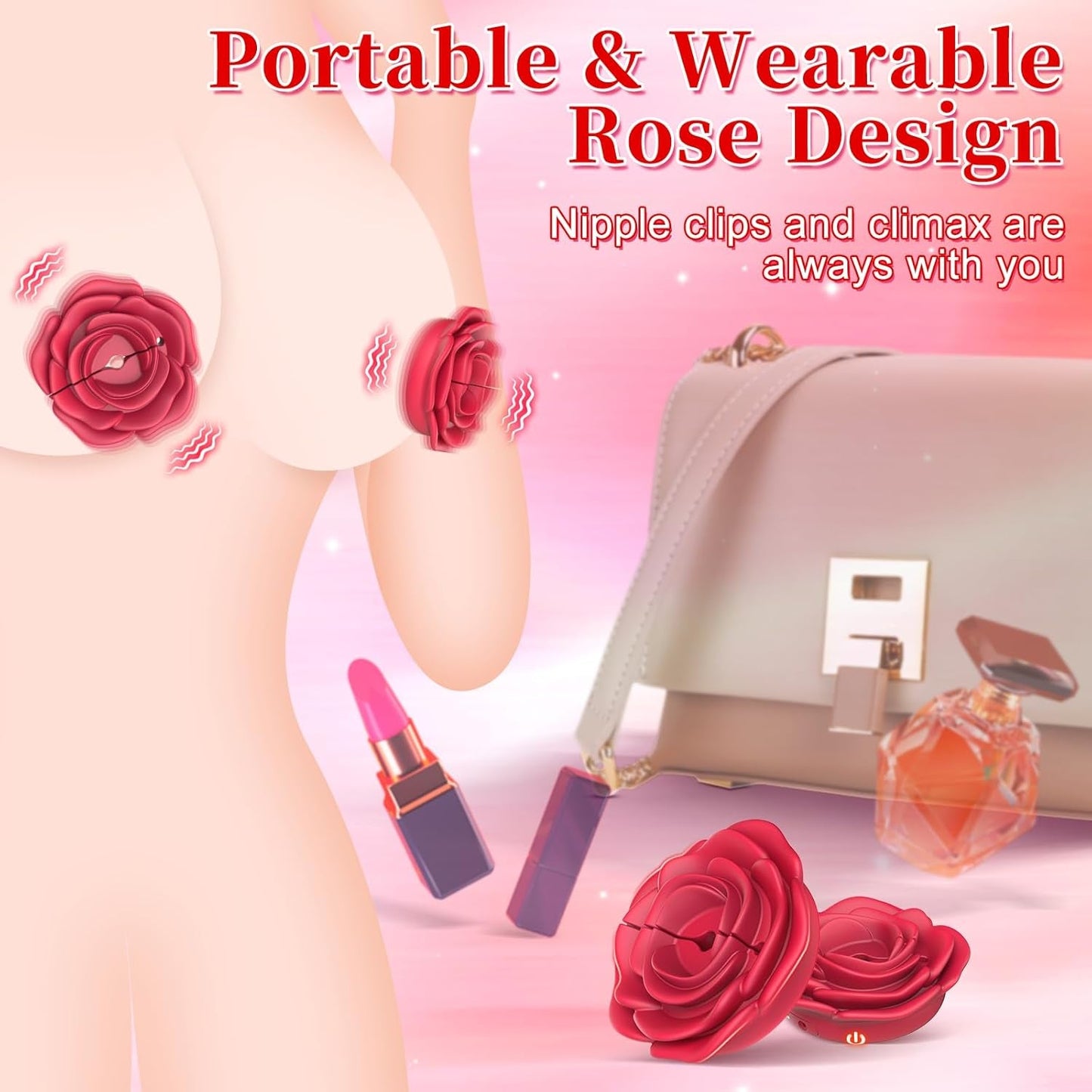 RoseBloom Nipple Vibrator - Vixen | Nova Network
