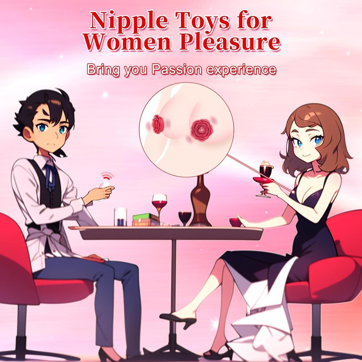 RoseBloom Nipple Vibrator - Vixen | Nova Network