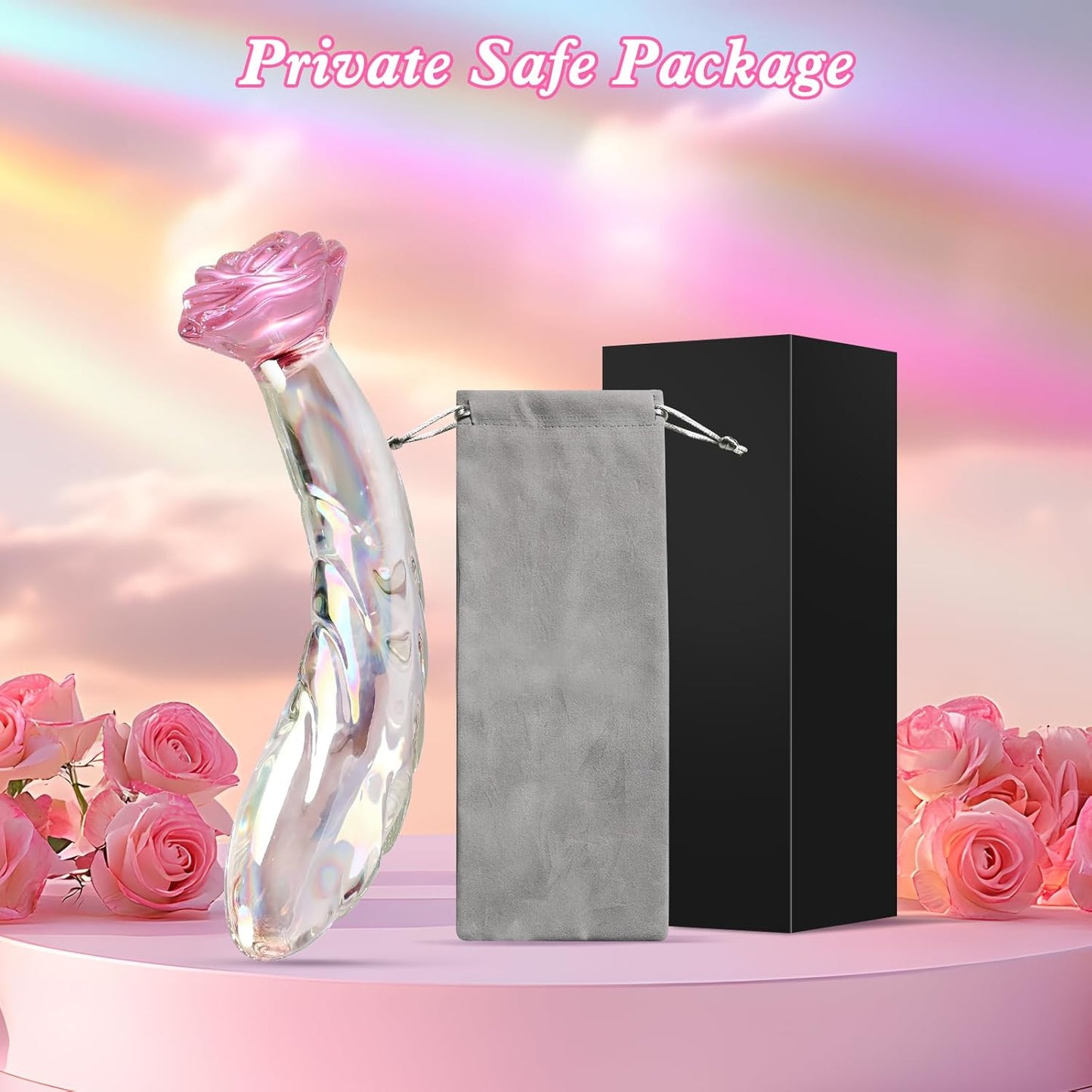 RoseFang Glass Dildo Butt Plug - Vixen | Nova Network