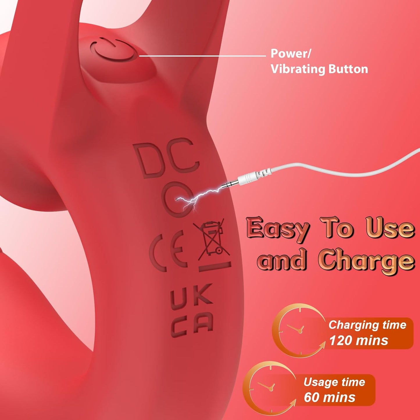 RoseFlick Dual Tease Finger Vibrator - Vixen | Nova Network