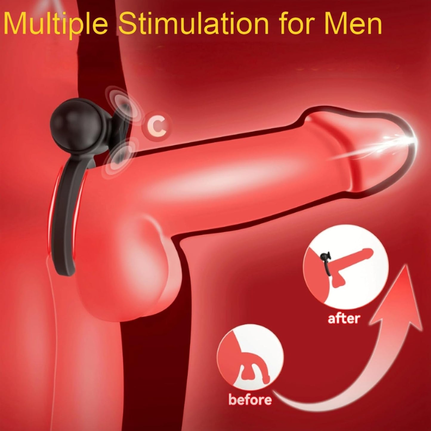 RoseGrip Bullet Vibrator Penis Ring - Vixen | Nova Network