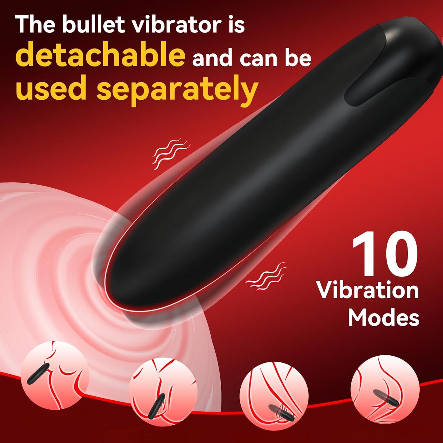 RoseGrip Bullet Vibrator Penis Ring - Vixen | Nova Network