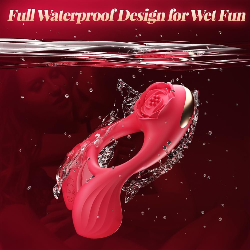 RoseLux Triple Motor Penis Ring - Vixen | Nova Network