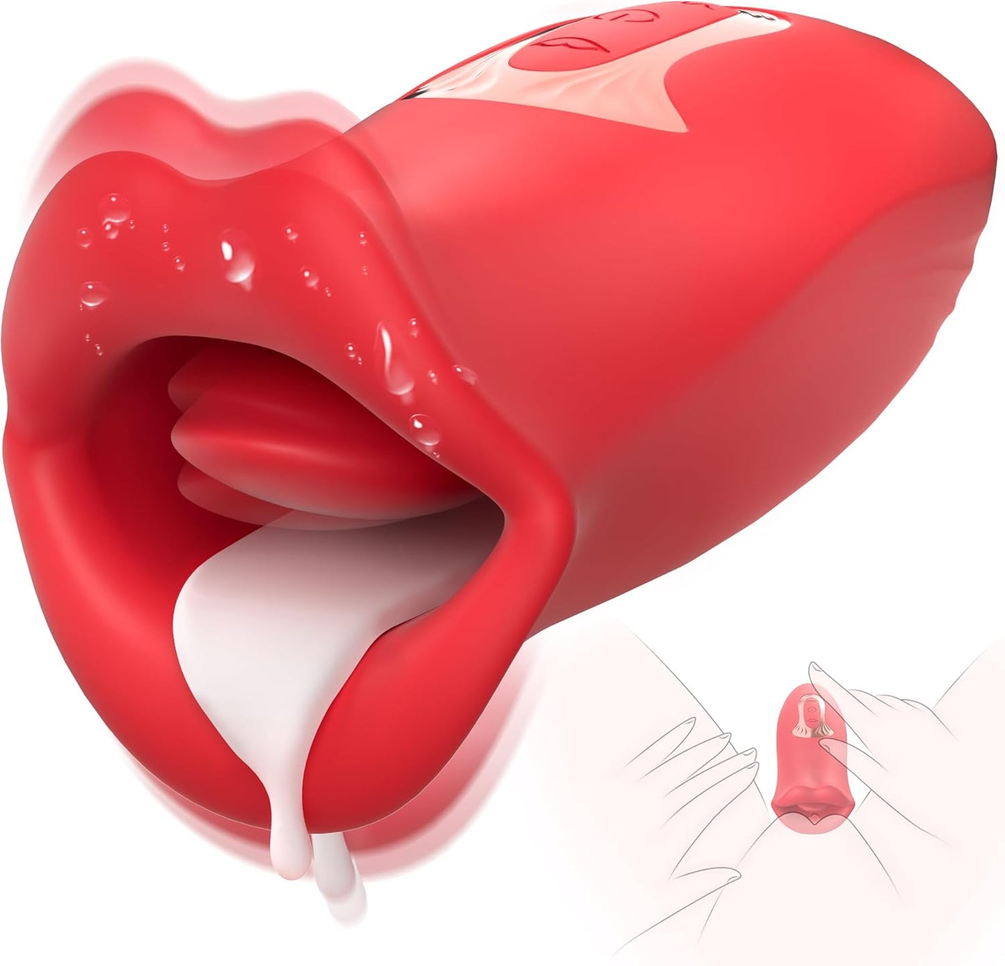RoseLuxe 2 - in - 1 Tongue & Clit Vibrator - Vixen | Nova Network