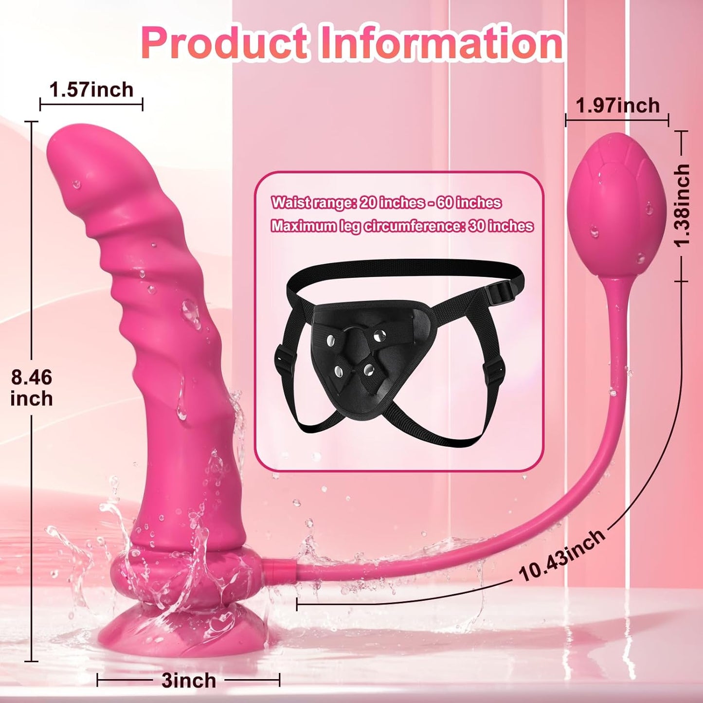 RosePulse Strap - On Anal Plug Vibrator - Vixen | Nova Network