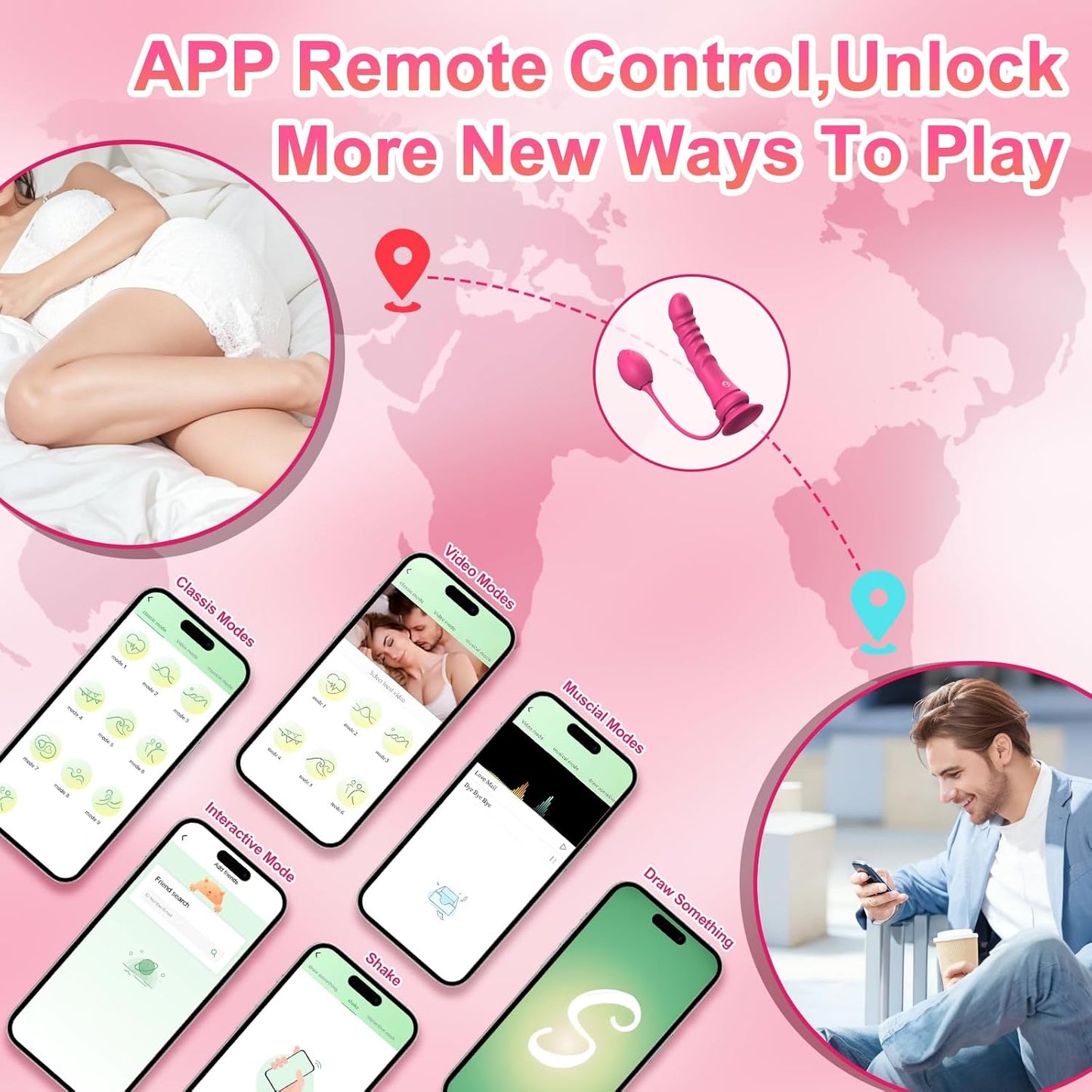 RosePulse Strap - On Anal Plug Vibrator - Vixen | Nova Network