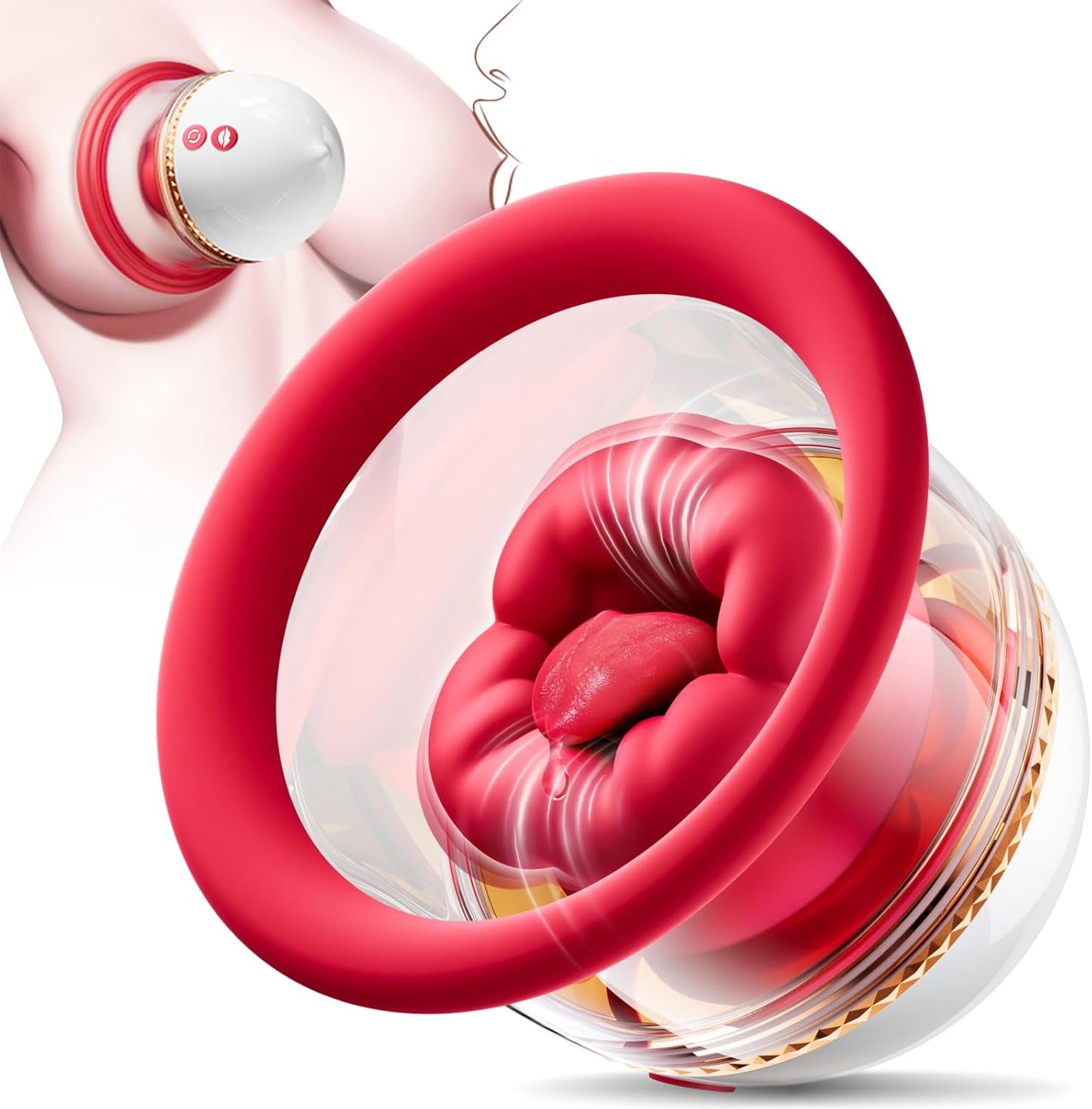 RoseRush Clit & Nipple Sucking Vibrator - Vixen | Nova Network