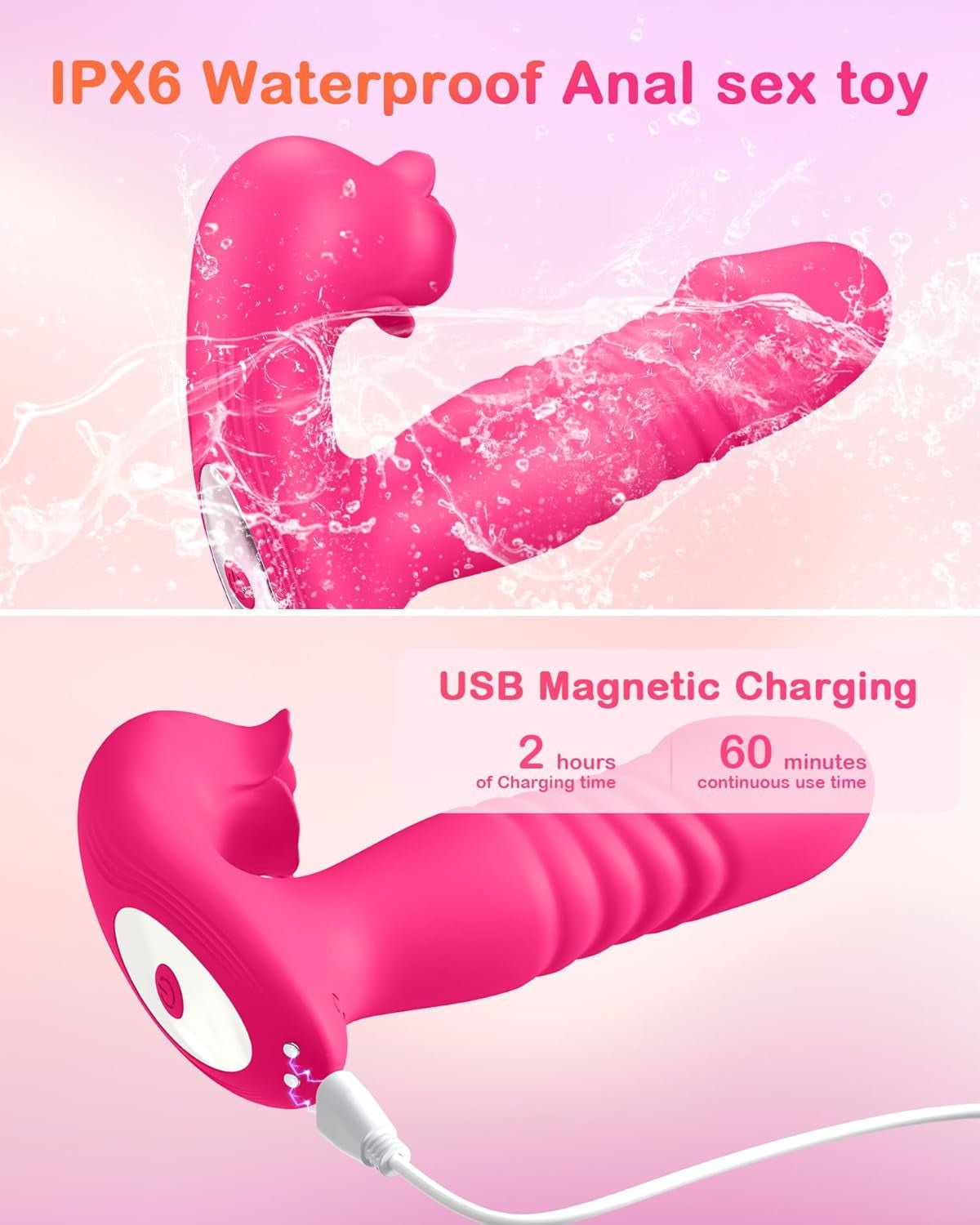 RoseThrustV 3 - in - 1 Wearable Thrusting Clit Sucker - Vixen | Nova Network