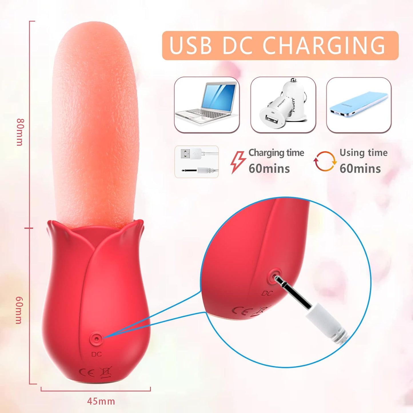 RoseTongue 10 - Mode Clitoral & G - Spot Vibrator - Vixen | Nova Network