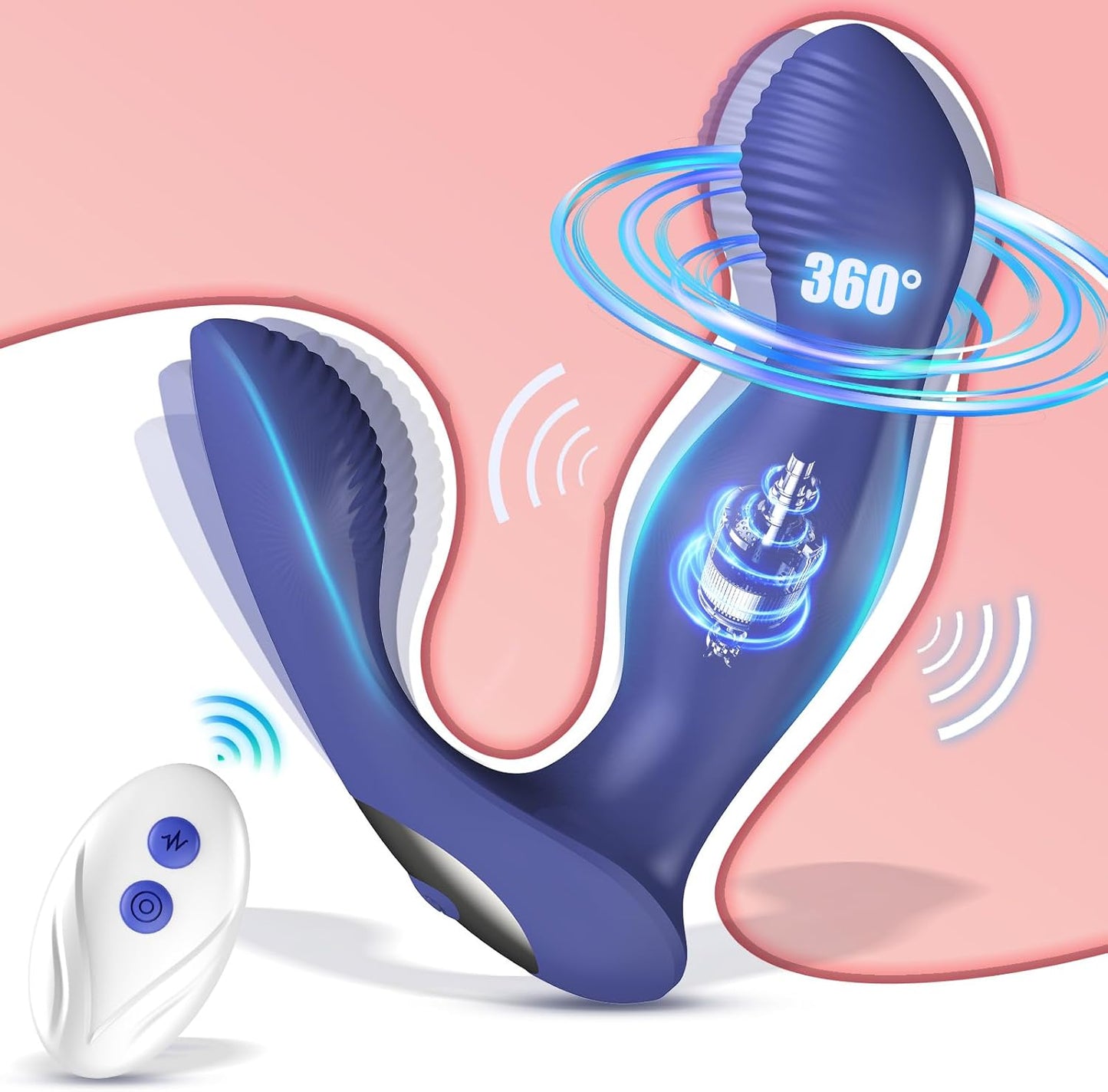 RotoRush 360° Rotating Prostate Vibrator - Vixen | Nova Network