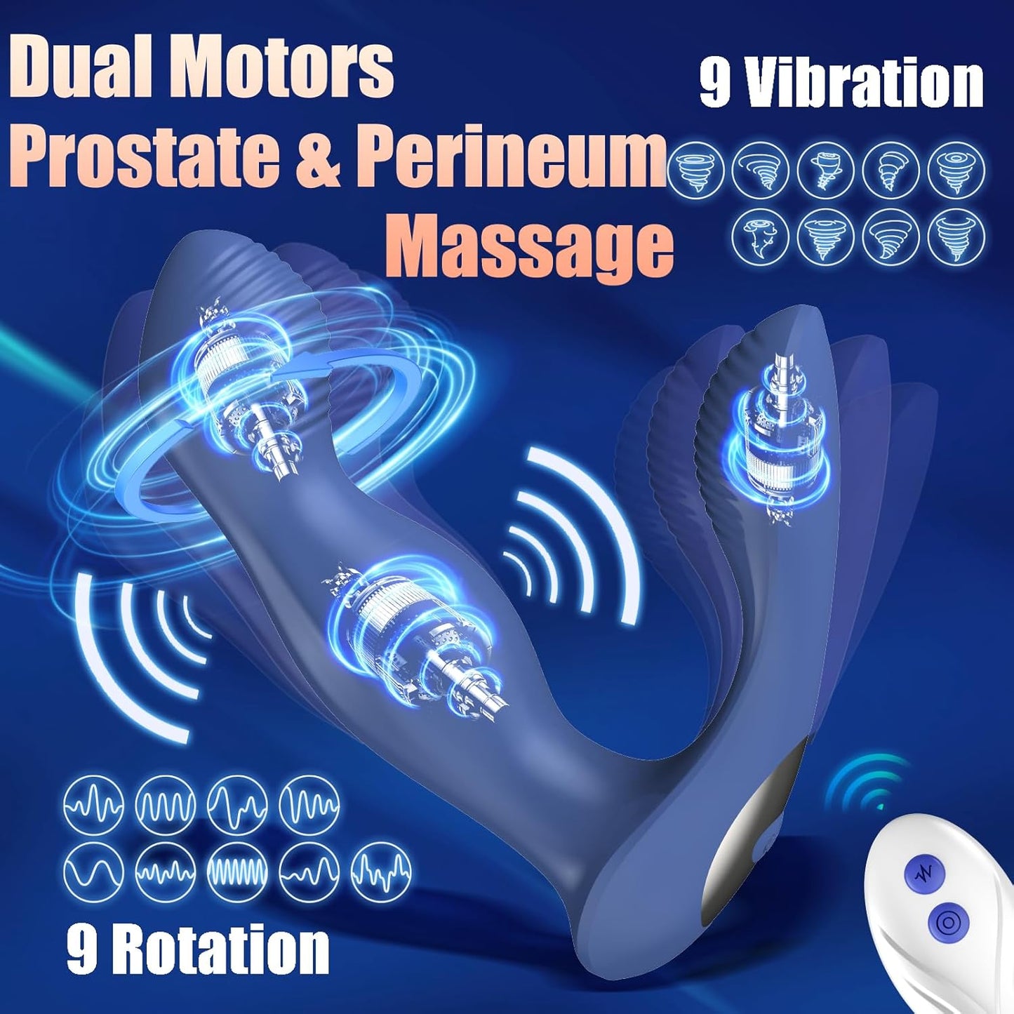 RotoRush 360° Rotating Prostate Vibrator - Vixen | Nova Network