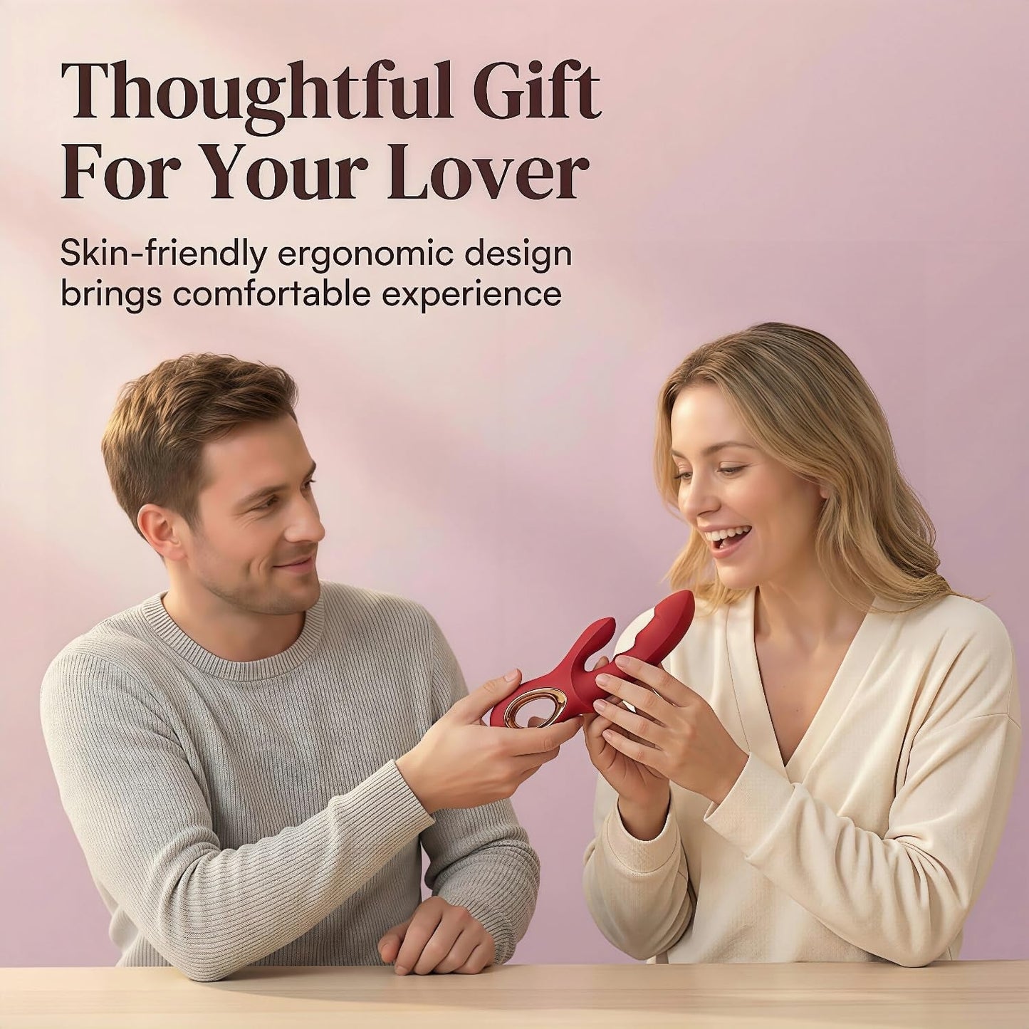RubyRush 2-in-1 G-Spot Rabbit Vibrator – 12 Modes - Vixen Adult Playroom