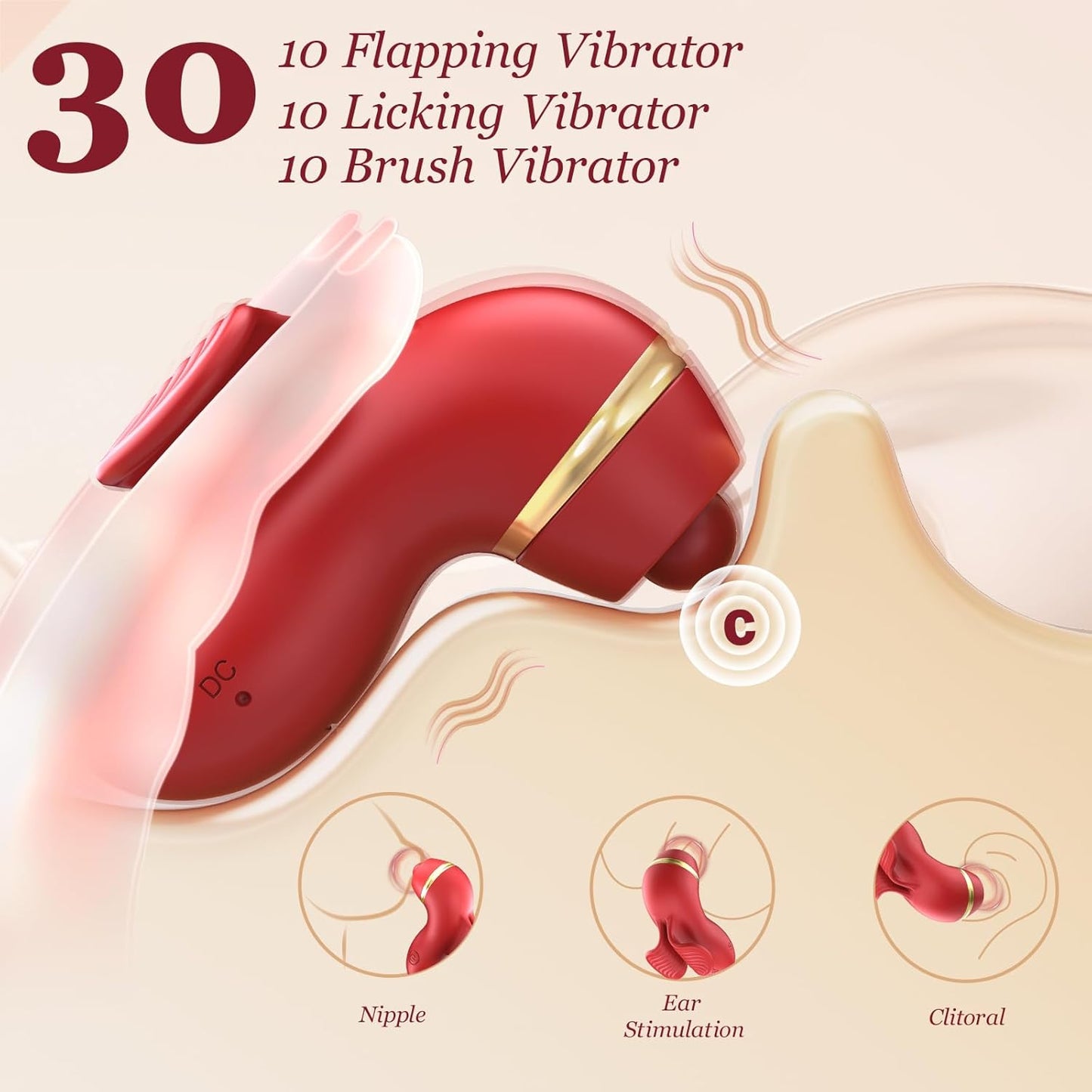 SensaFlick Tri - Sensation Finger Vibrator - Vixen | Nova Network