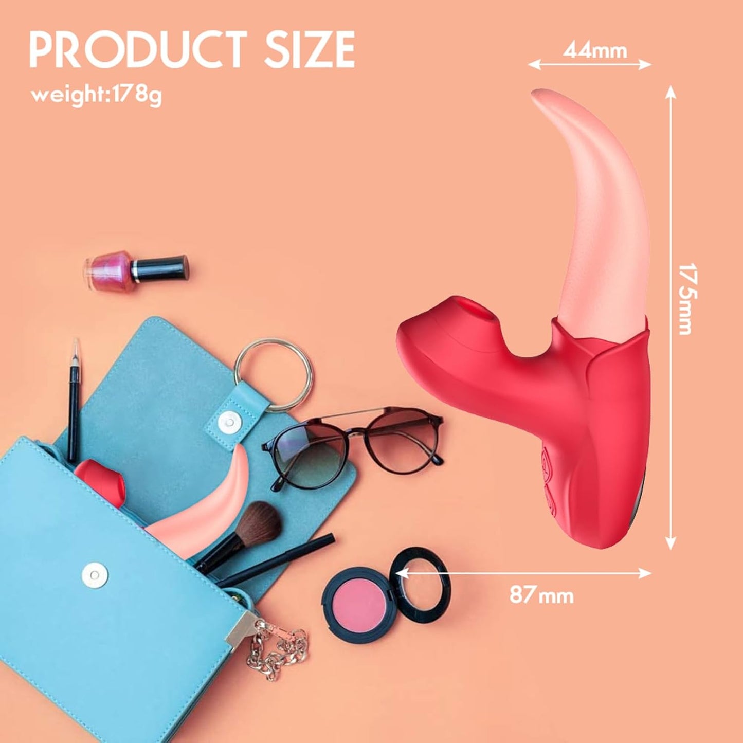 SensaTongue 10 - Mode Licking & Suction Vibrator - Vixen | Nova Network