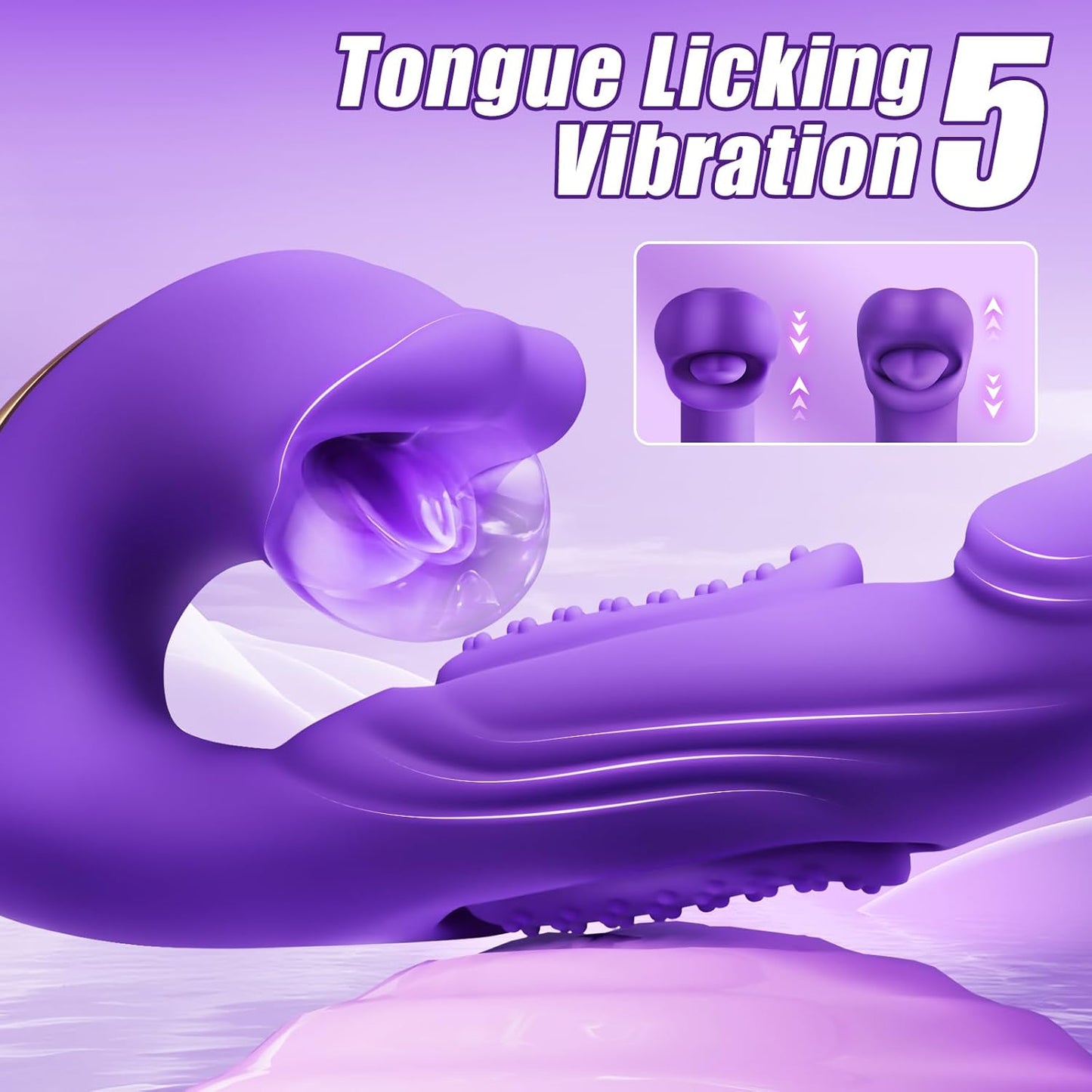 SensuBloom 4 - in - 1 Vibe – Taps, Sucks, Licks, Vibes - Vixen | Nova Network