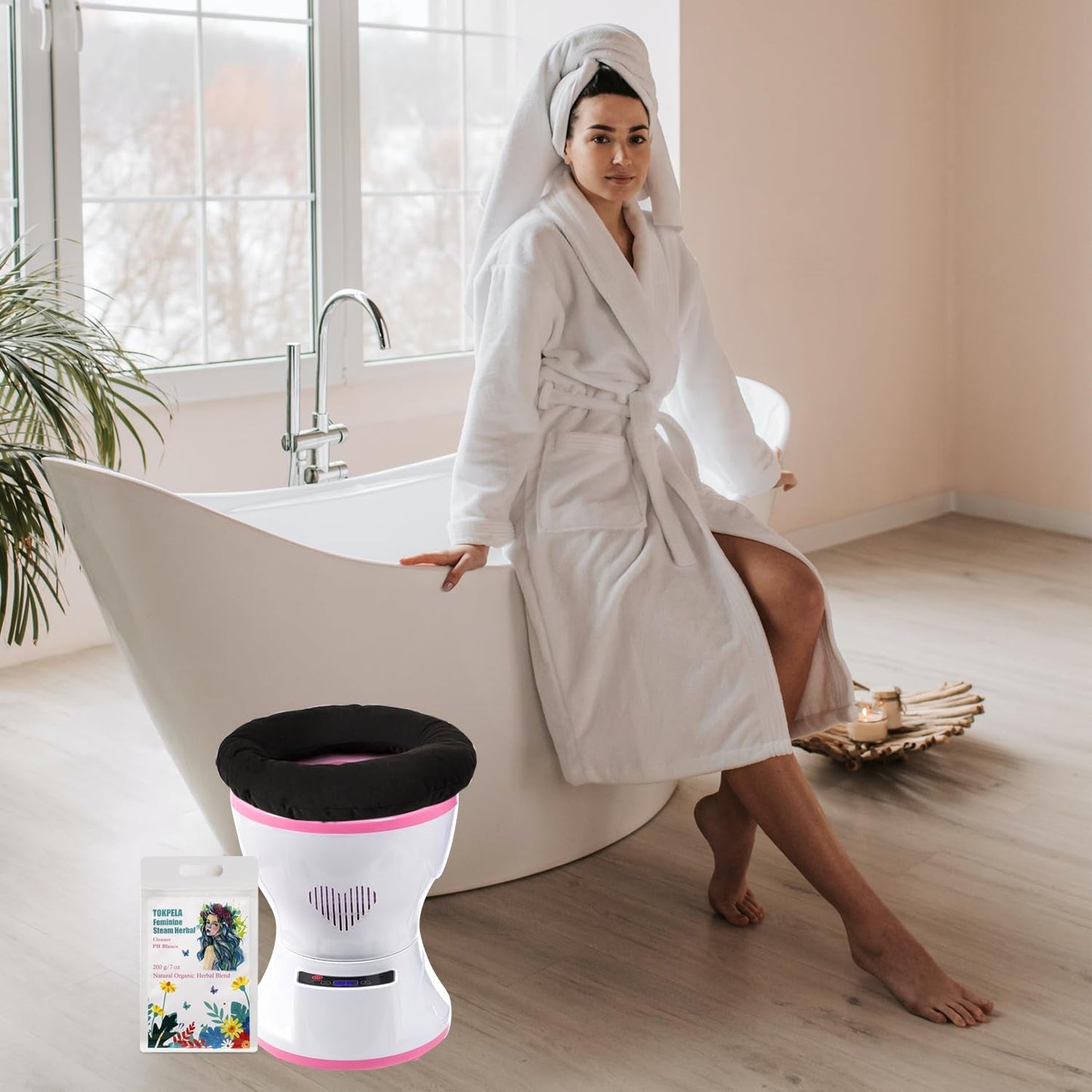SereneHalo Electric Vaginal Steam Kit - Vixen Adult Playroom