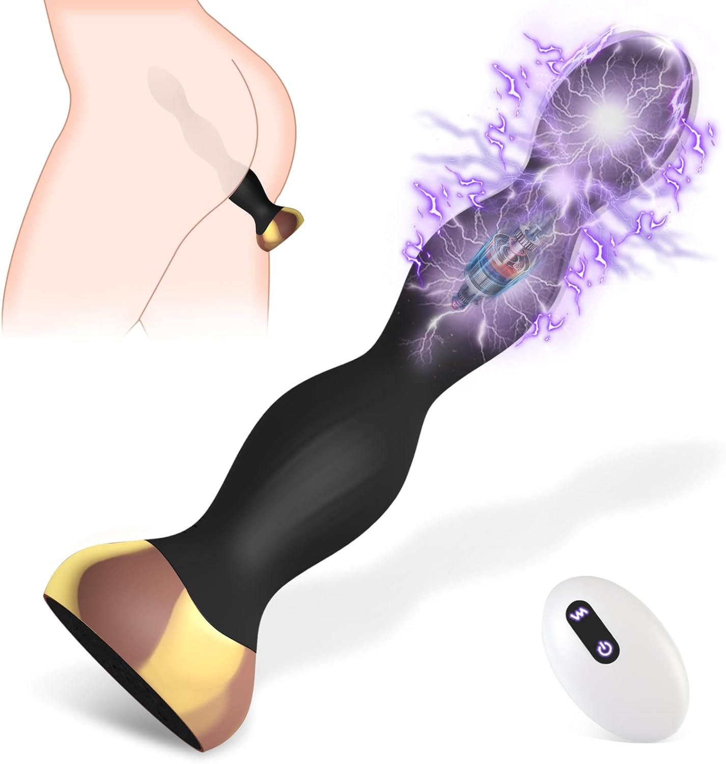 ShockSpire Beaded Vibrator – Electro & Vibe Control - Vixen | Nova Network