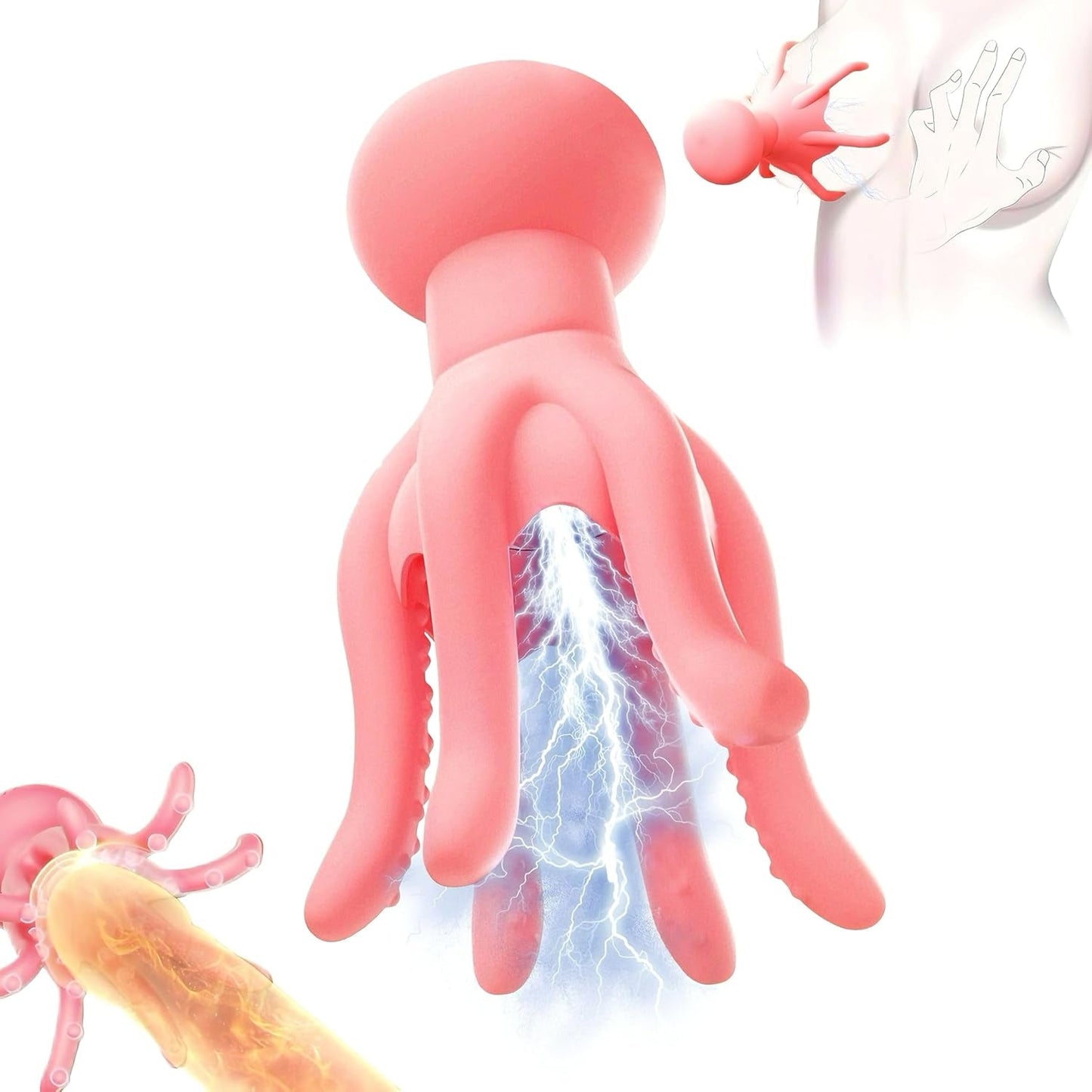 Shocktopus Electric Nipple Vibrator - Vixen | Nova Network