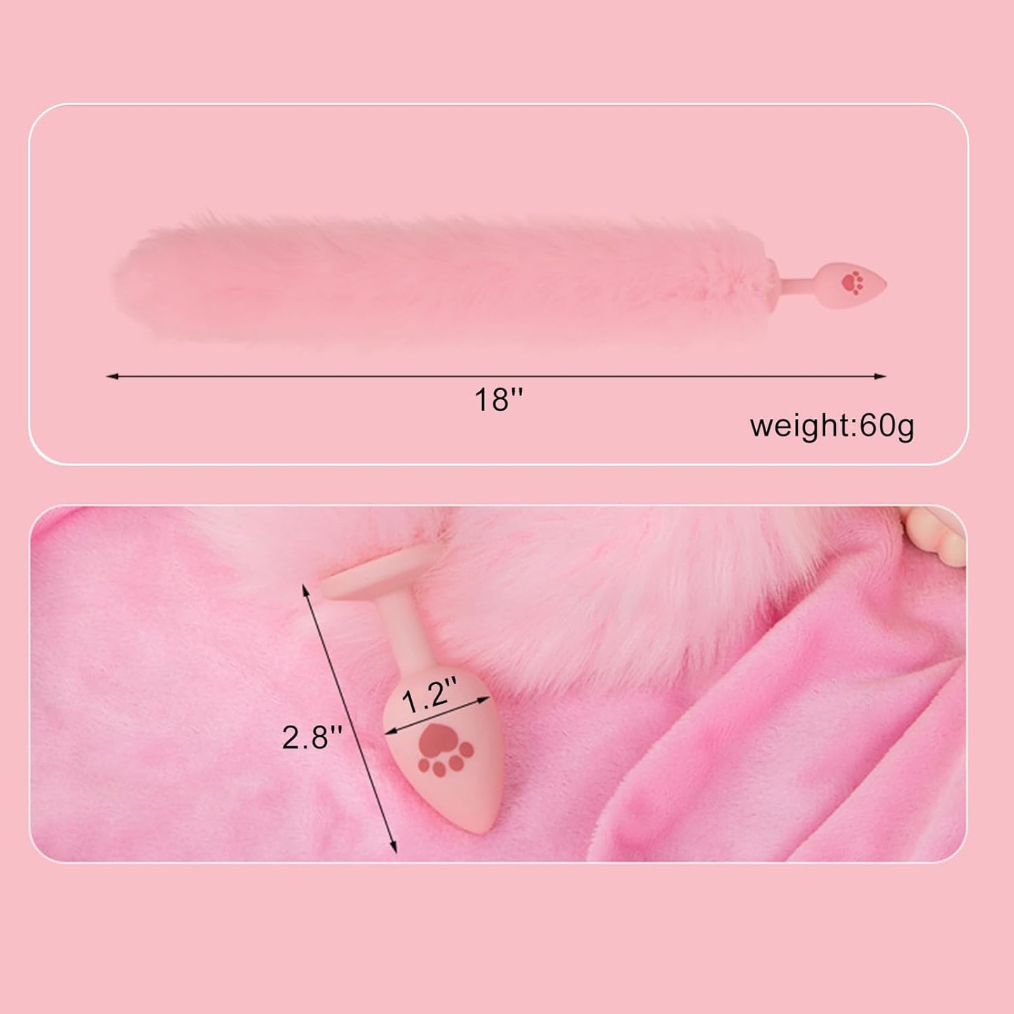 SilkenTail Fox Tail Silicone Butt Plug - Vixen | Nova Network