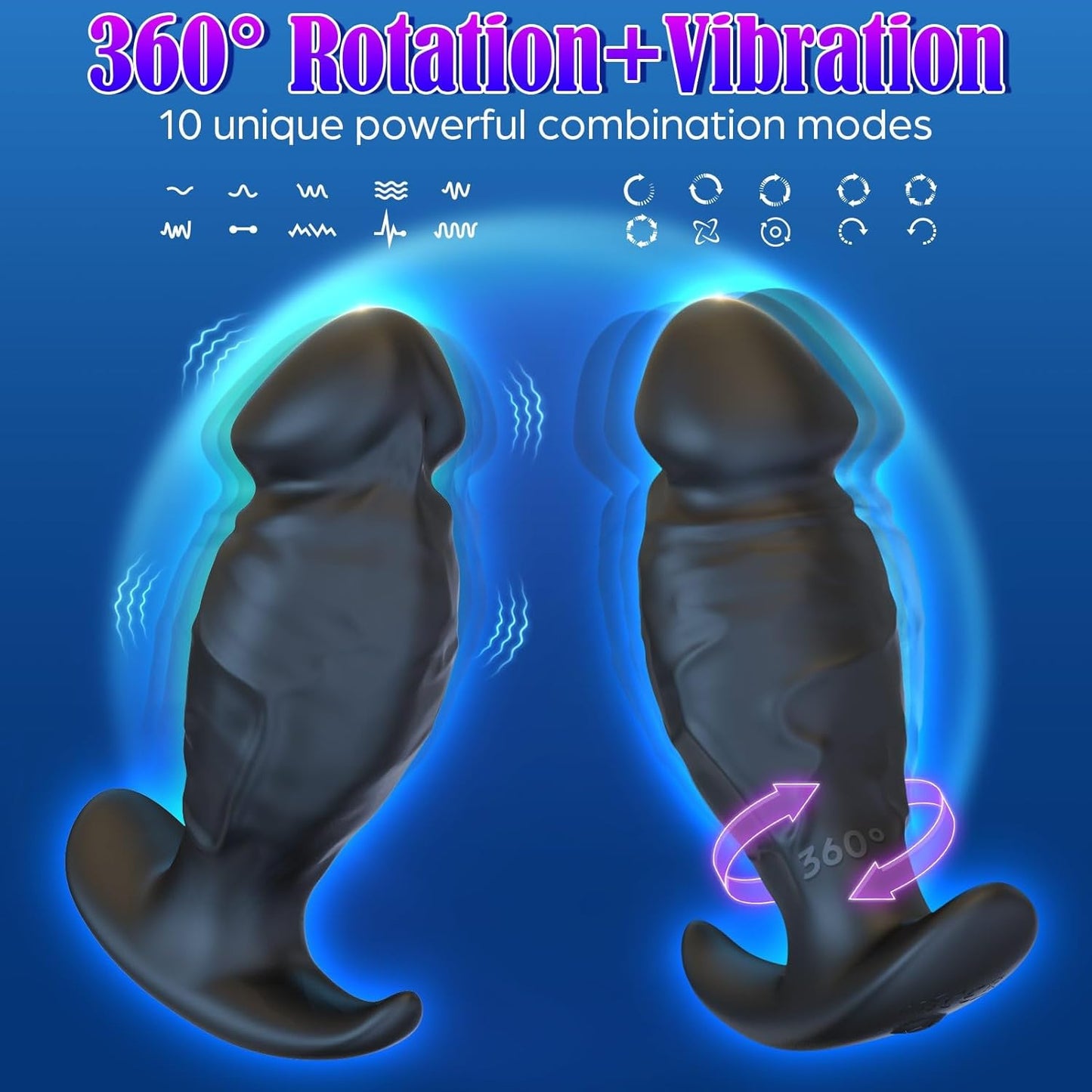 SpinPulse App Rotating Anal Plug - Vixen | Nova Network