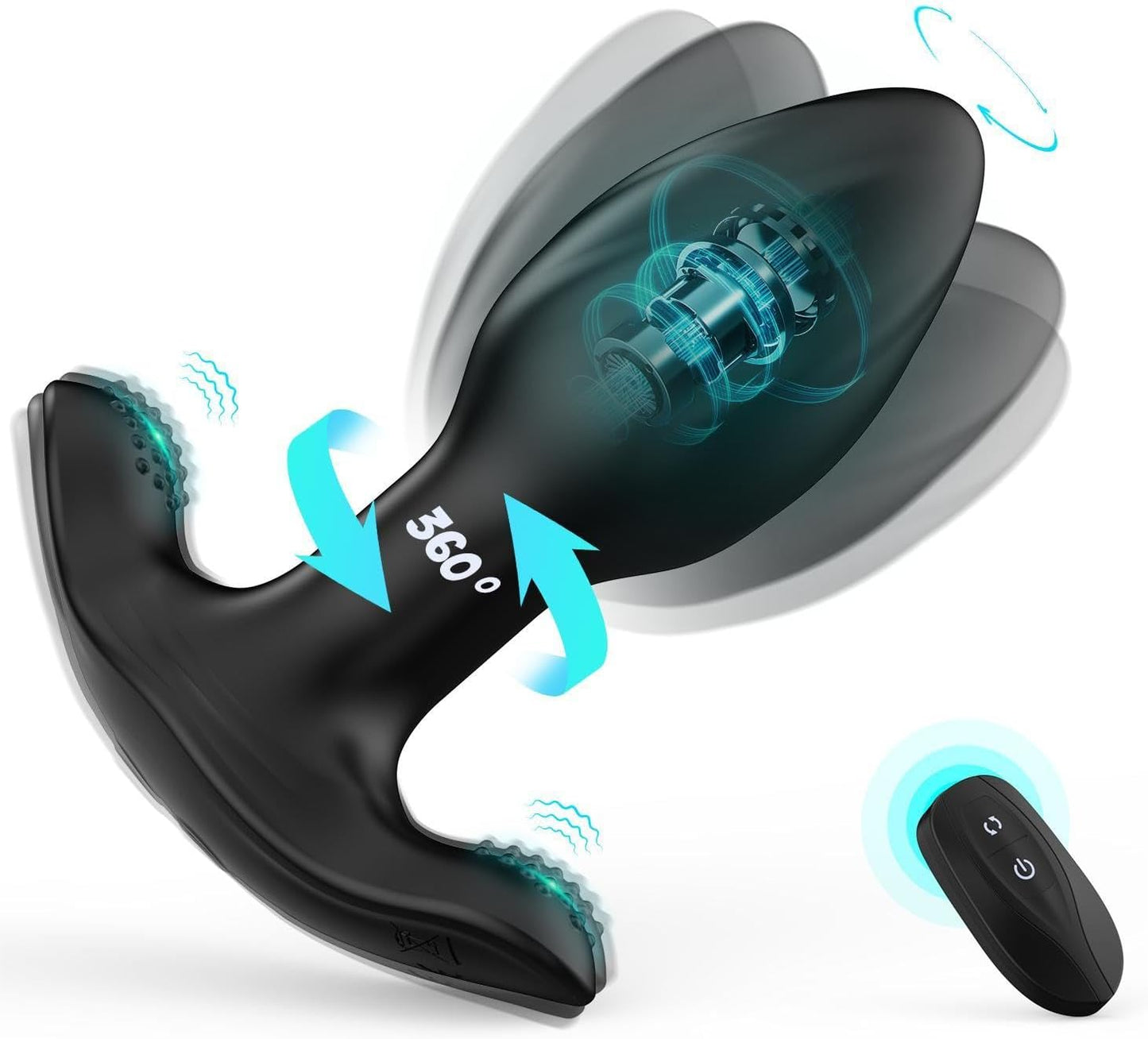 SpiralGrip Remote Rotating Anal Plug - Vixen | Nova Network