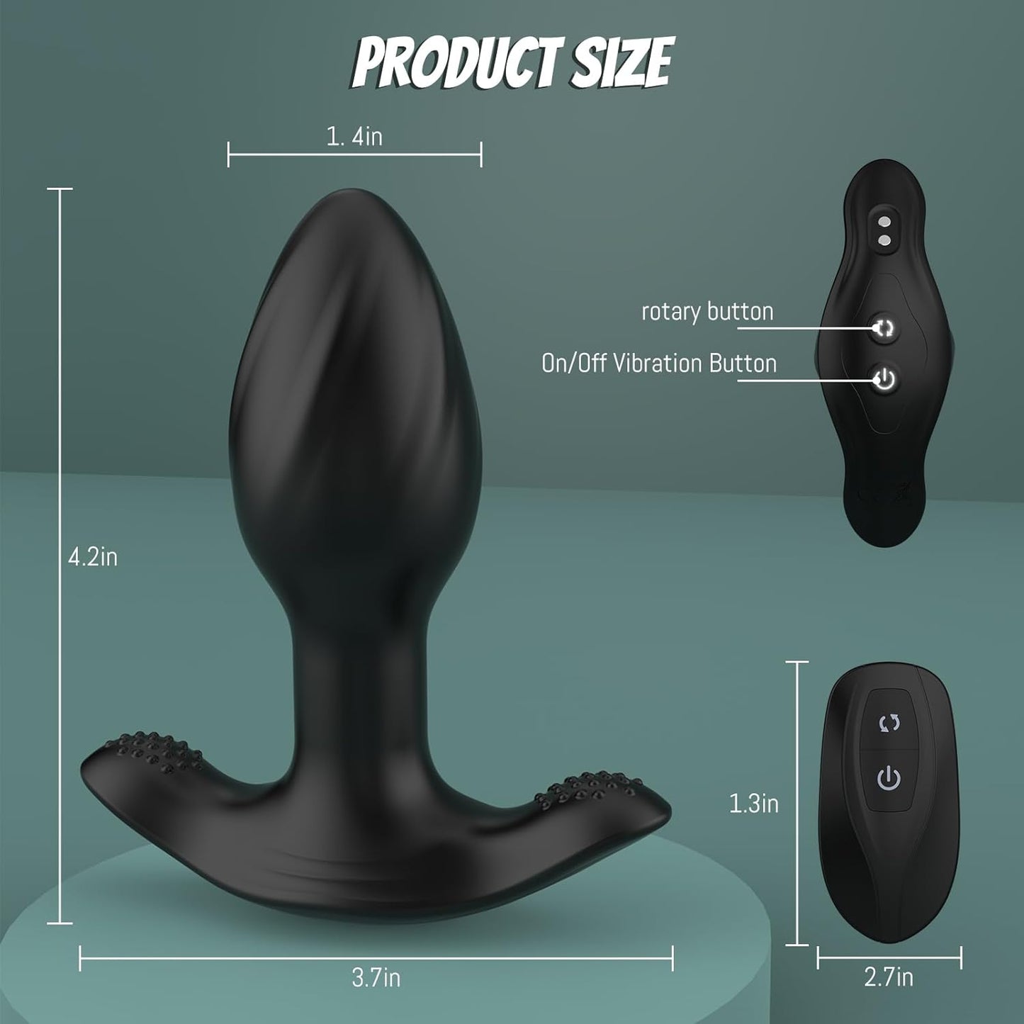 SpiralGrip Remote Rotating Anal Plug - Vixen | Nova Network