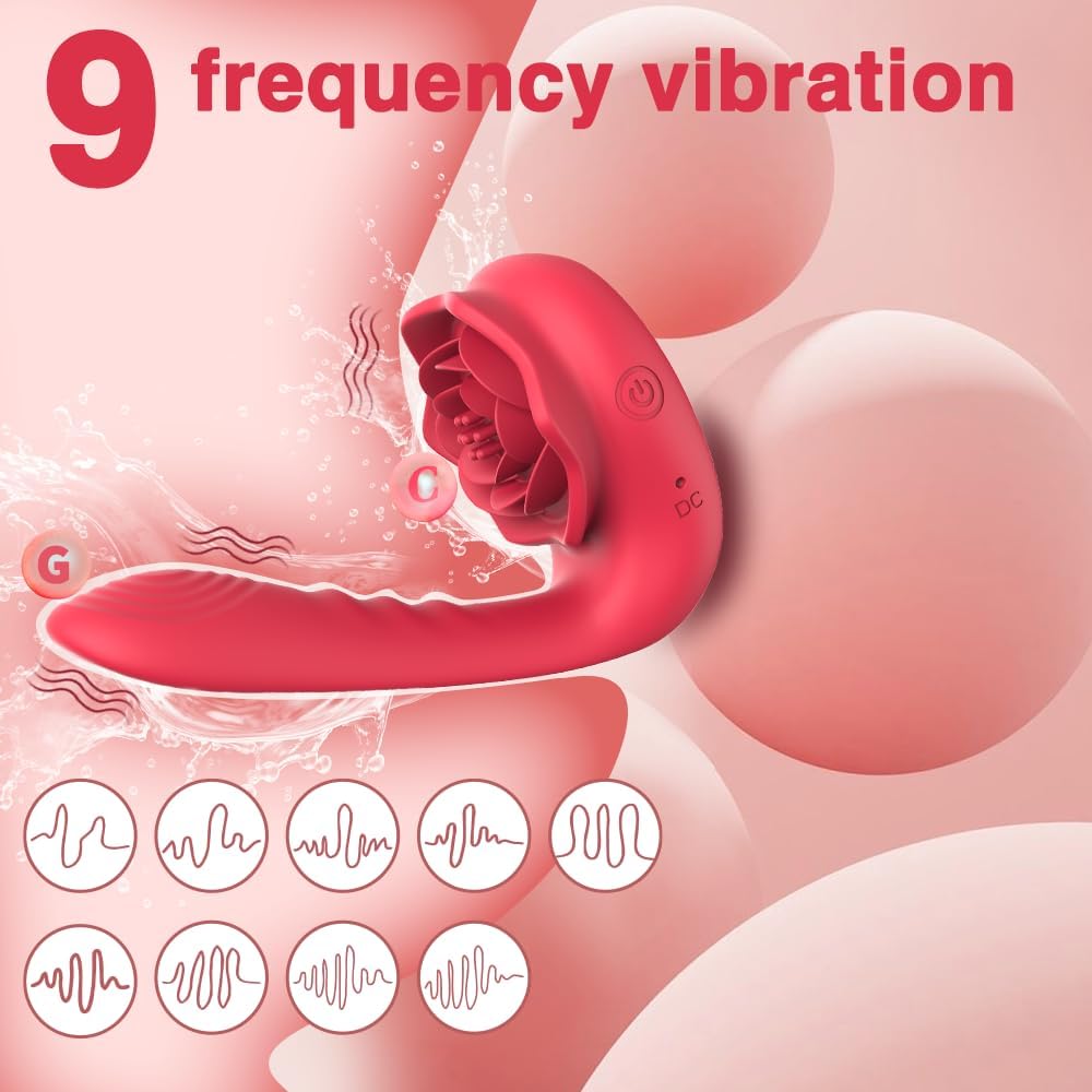 SpiralRose 4 - in - 1 App - Controlled G - Spot & Clit Vibrator - Vixen | Nova Network