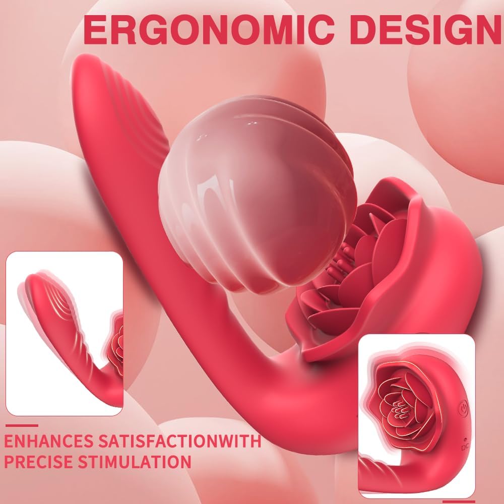 SpiralRose 4 - in - 1 App - Controlled G - Spot & Clit Vibrator - Vixen | Nova Network