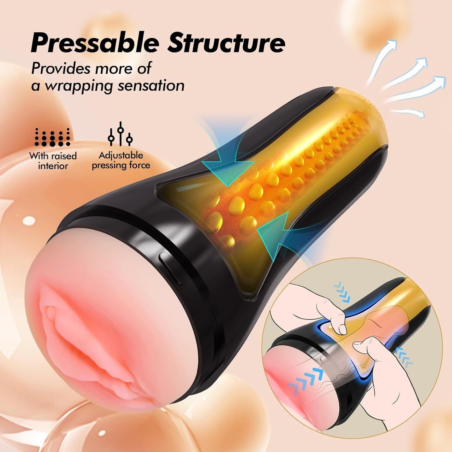 SqueezePlay Textured Fleshlight Stroker - Vixen | Nova Network