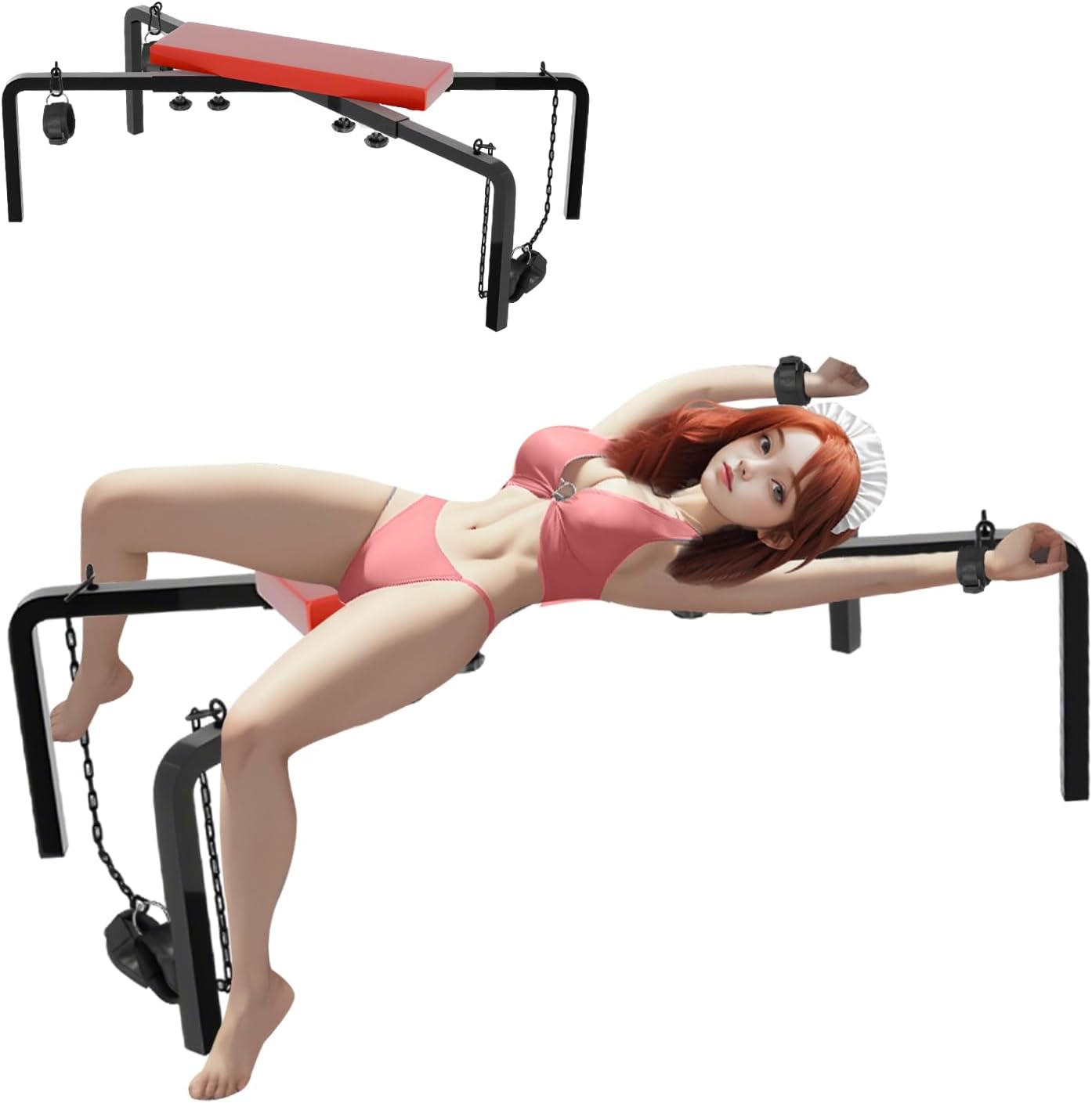 SteelBound Adjustable BDSM Sex Cross - Vixen | Nova Network