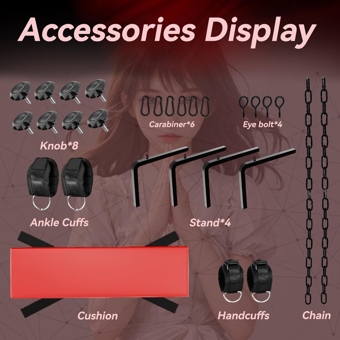 SteelBound Adjustable BDSM Sex Cross - Vixen | Nova Network