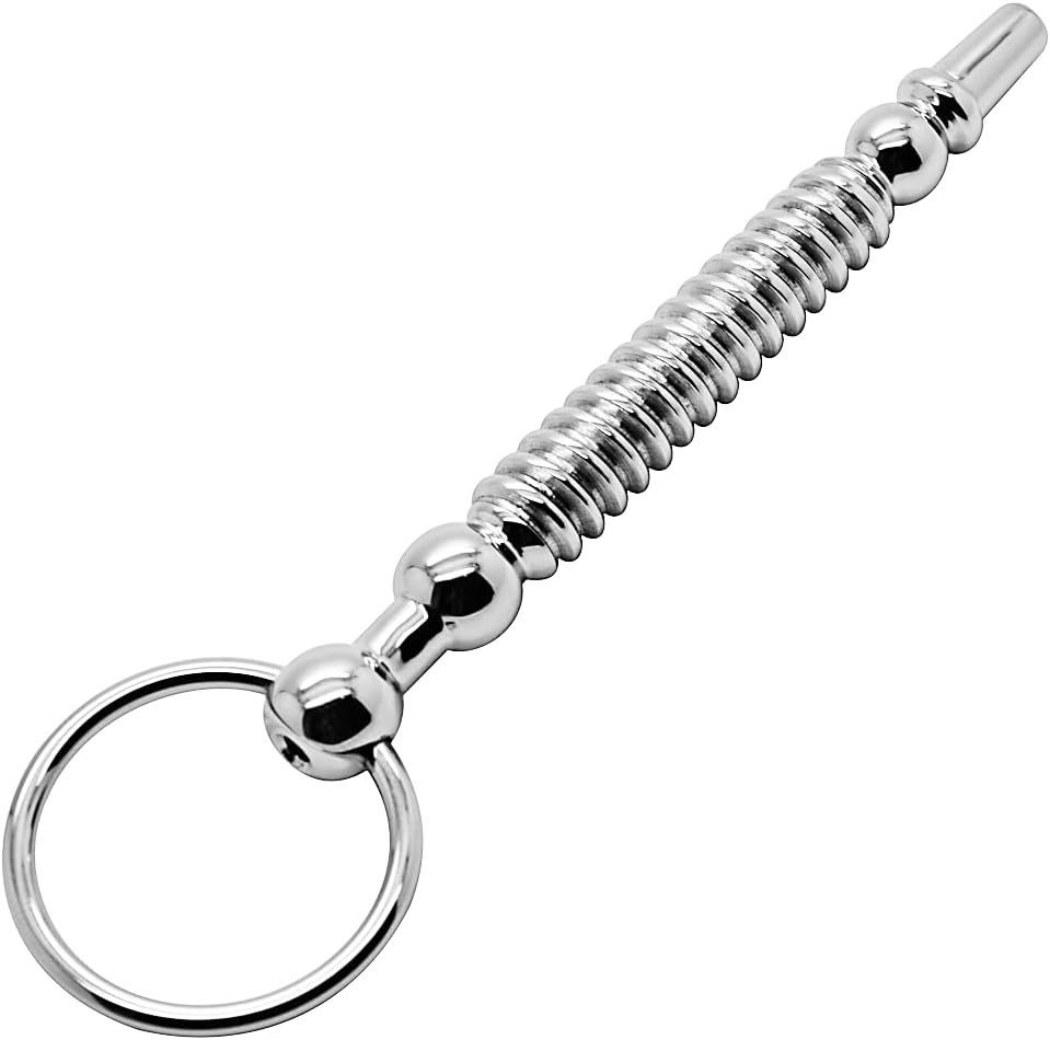 SteelFlow Hollow Ribbed Surgical Steel Urethral Plug - Vixen | Nova Network