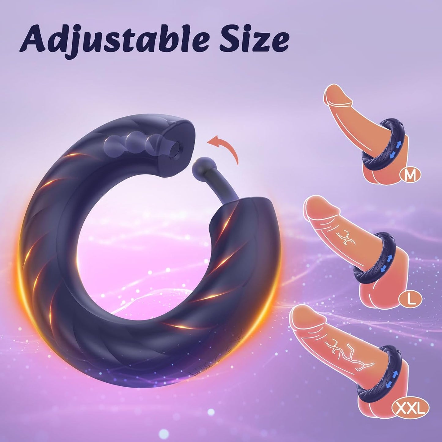 SteelPulse Vibrating Penis Ring - Vixen | Nova Network