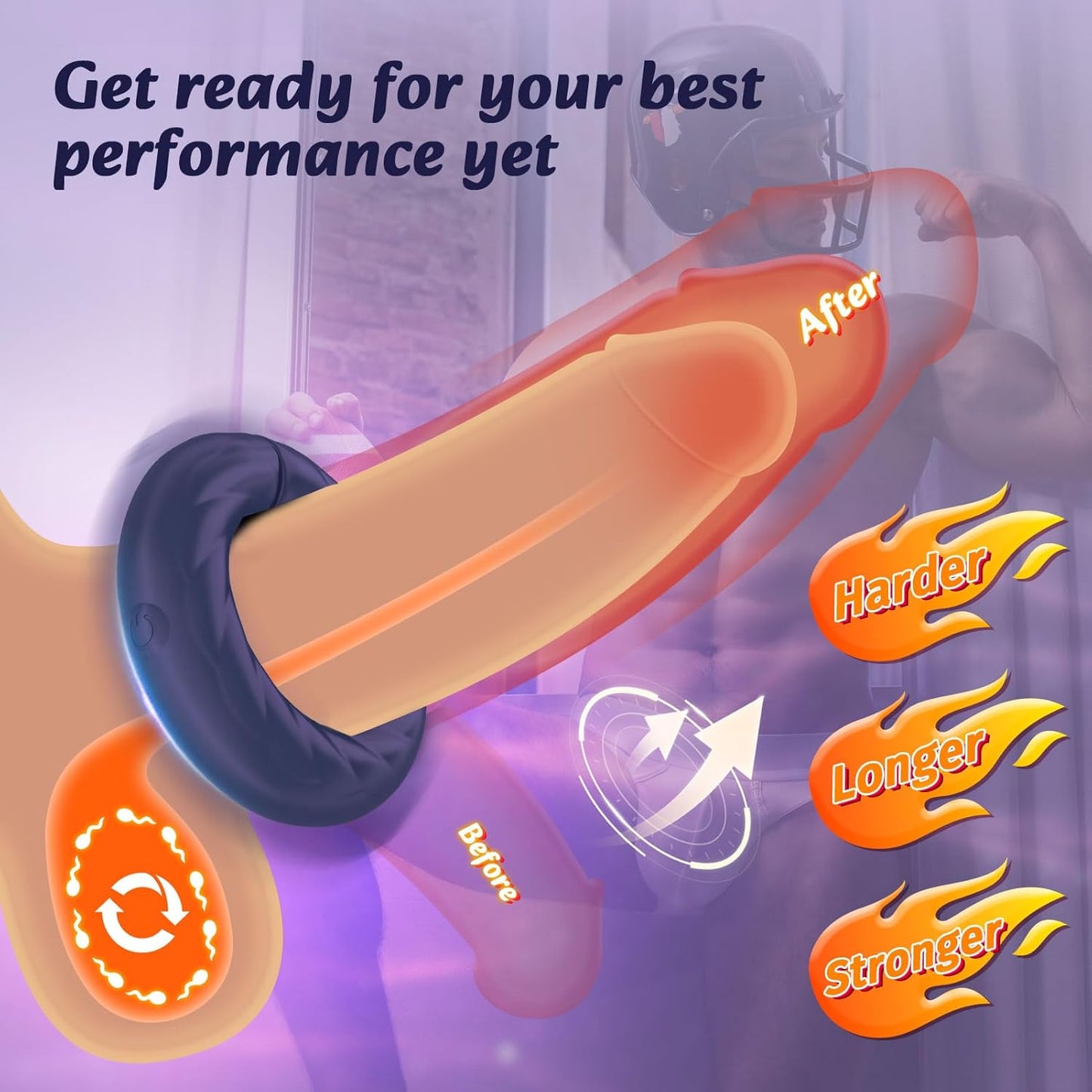 SteelPulse Vibrating Penis Ring - Vixen | Nova Network